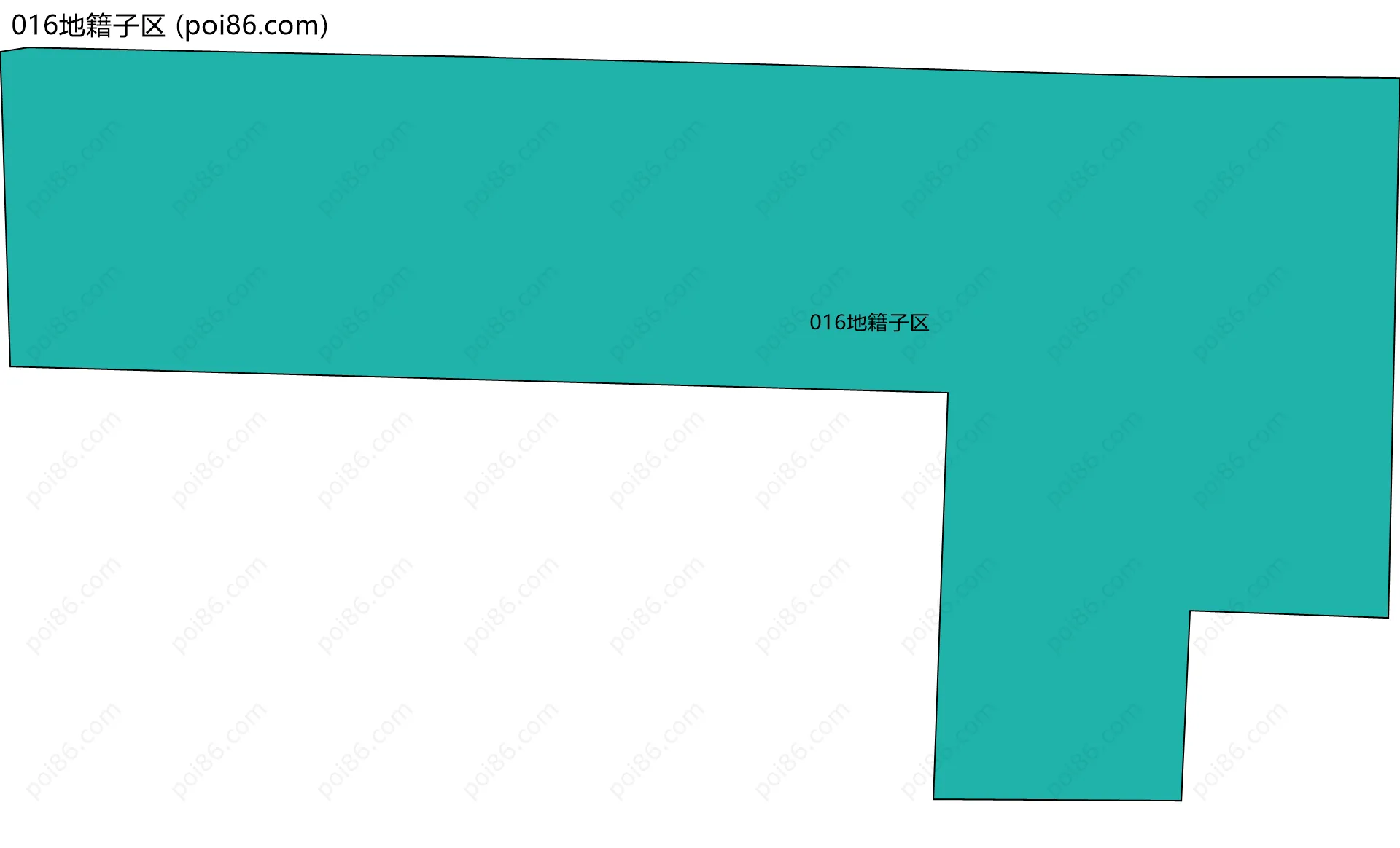 016地籍子区边界地图