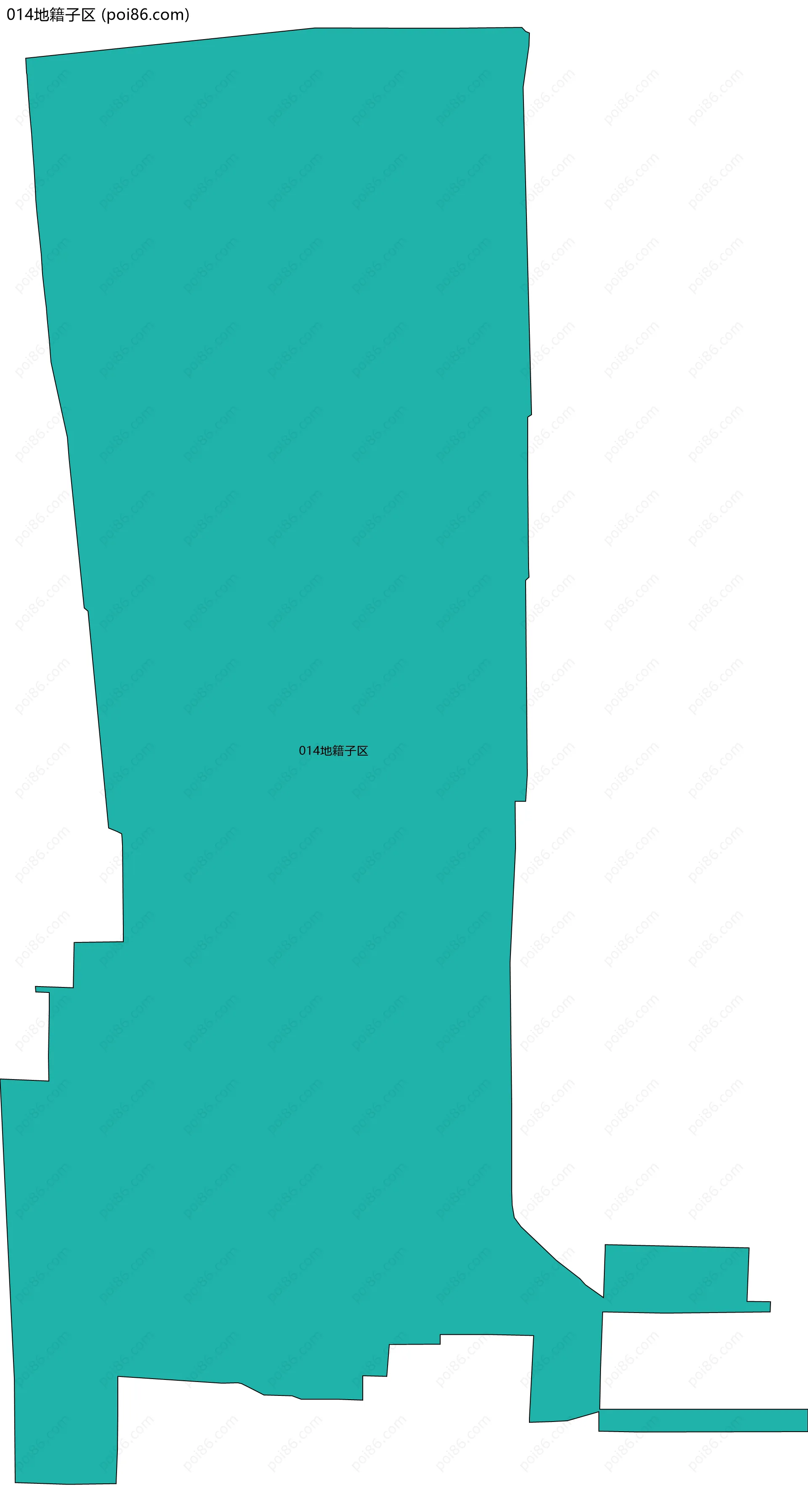 014地籍子区边界地图