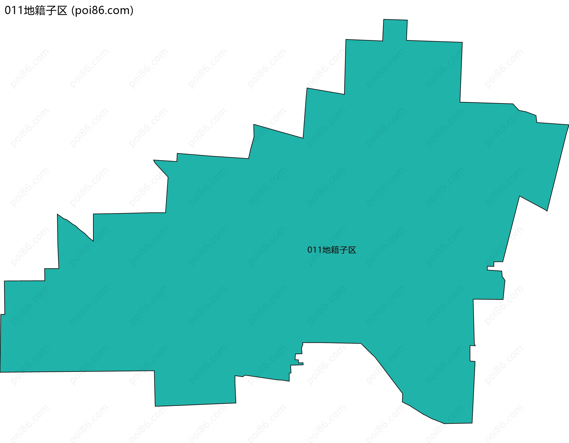 011地籍子区边界地图