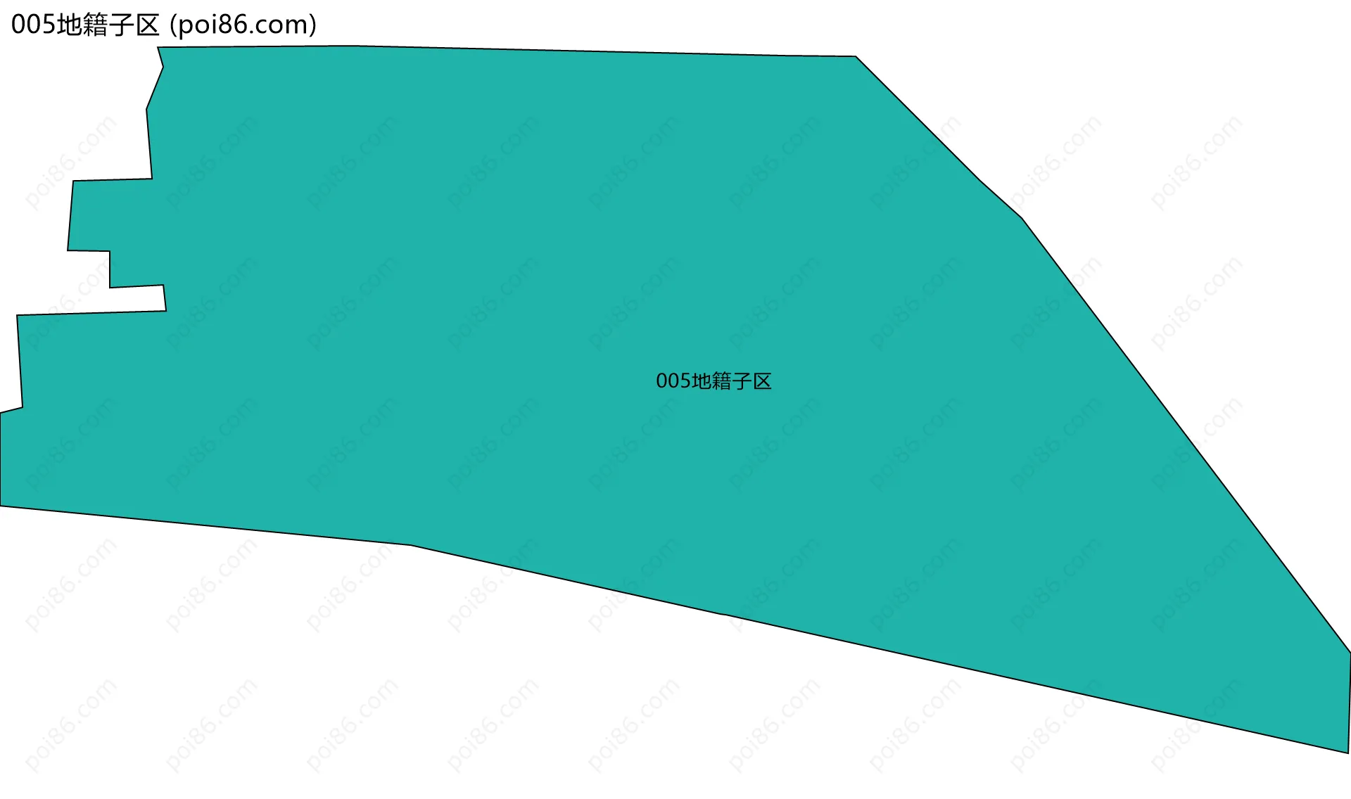 005地籍子区边界地图
