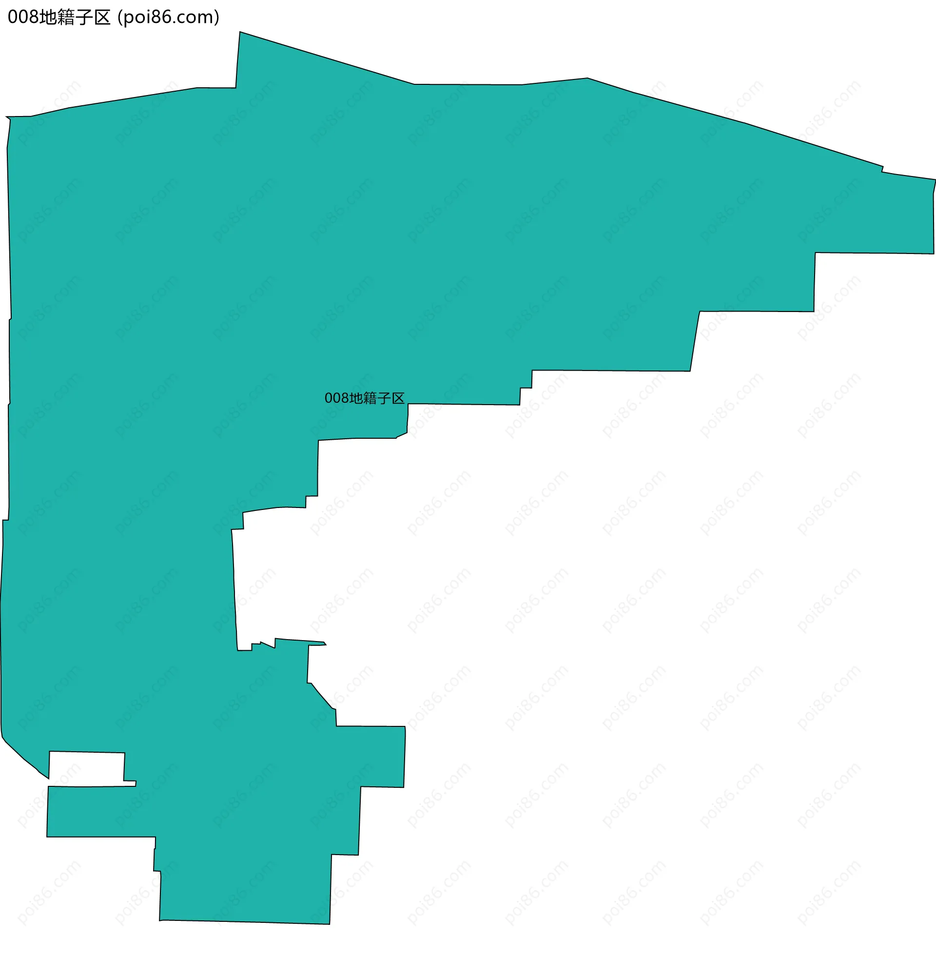 008地籍子区边界地图