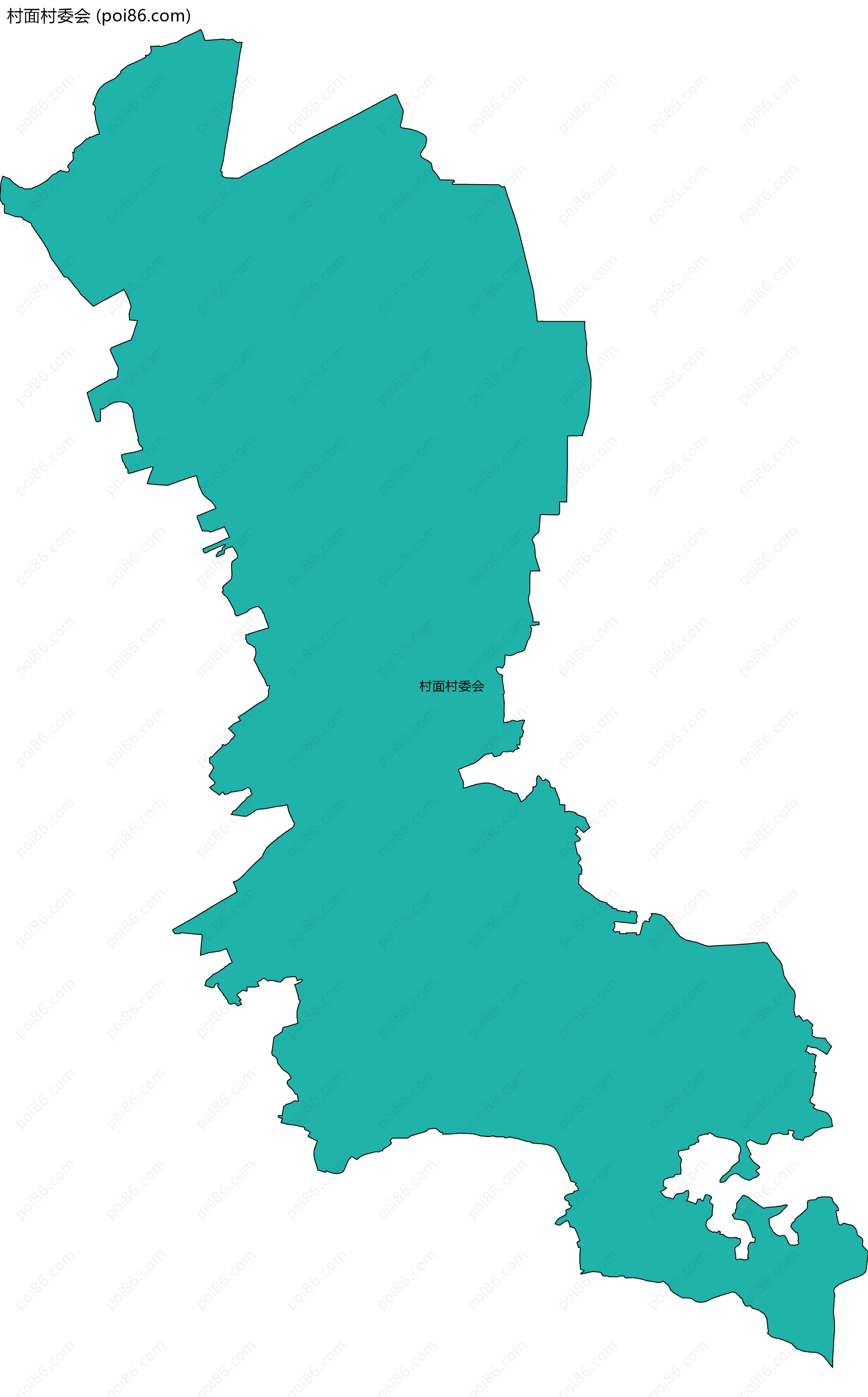 村面村委会边界地图