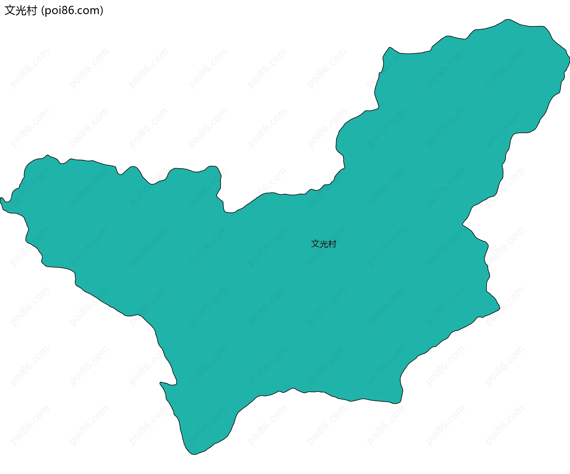 文光村边界地图