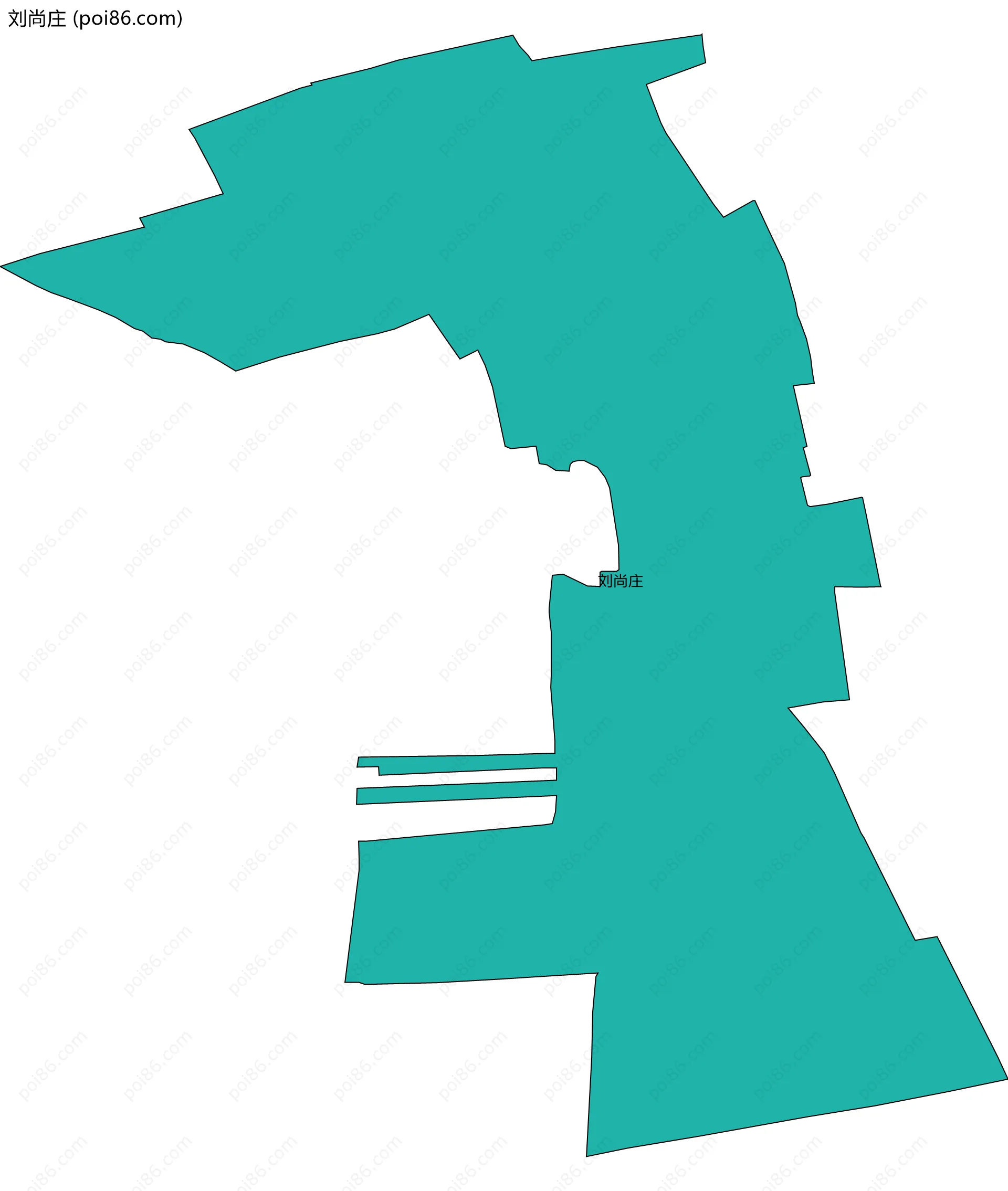 刘尚庄边界地图