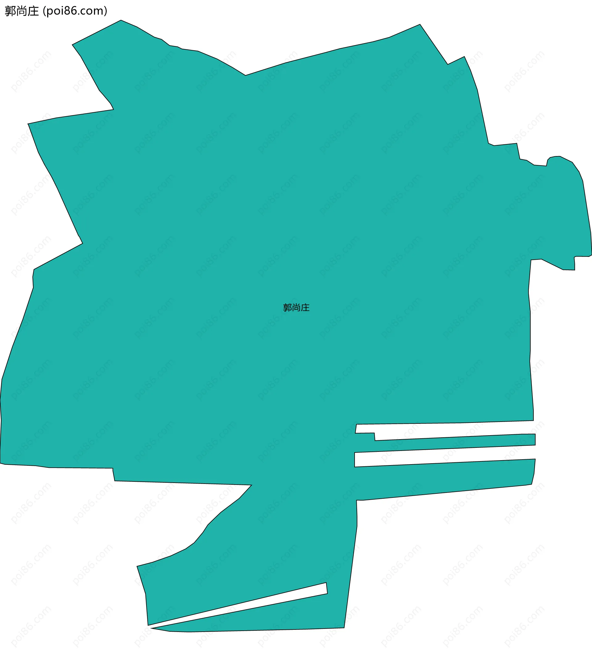 郭尚庄边界地图