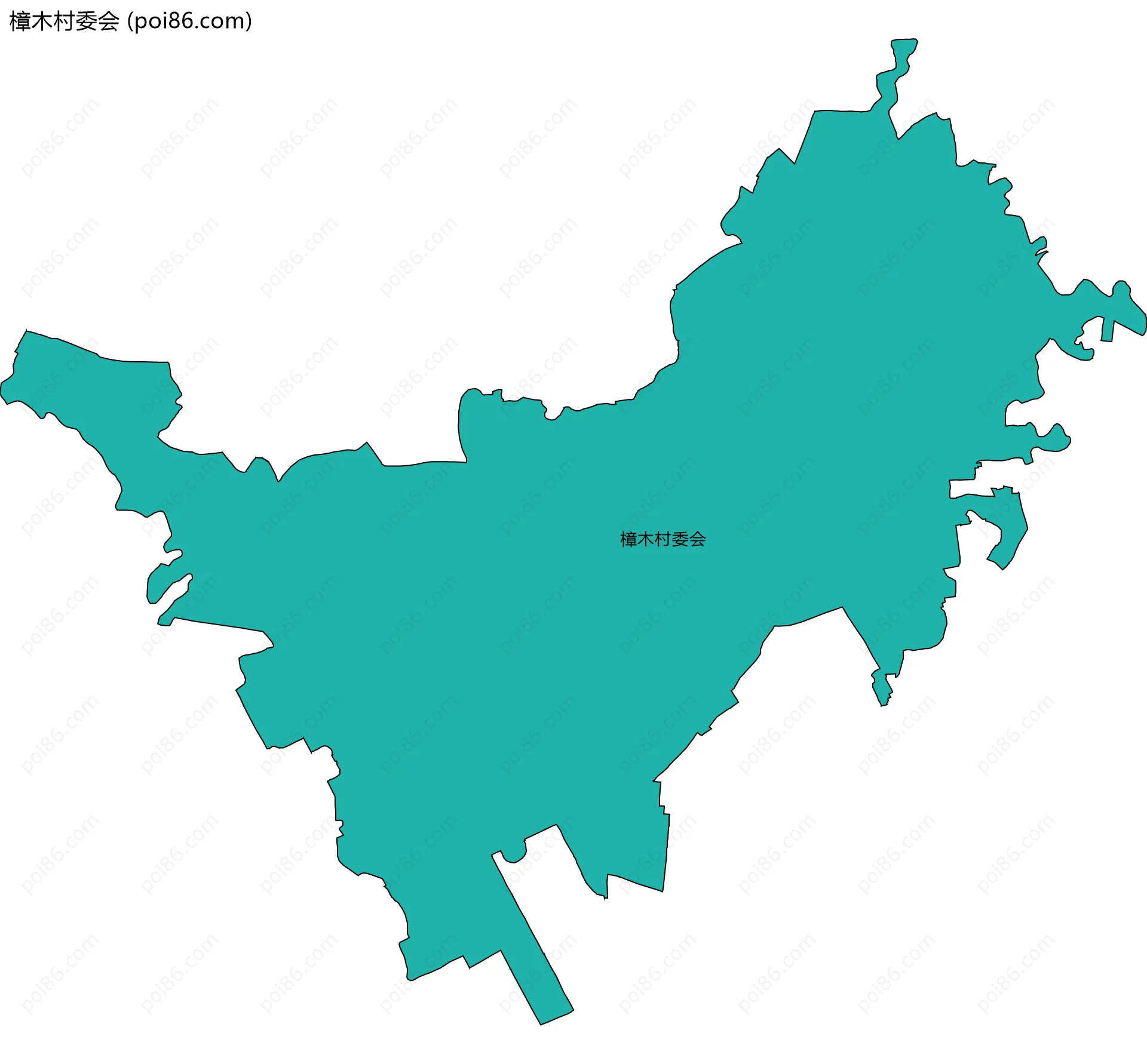 樟木村委会边界地图