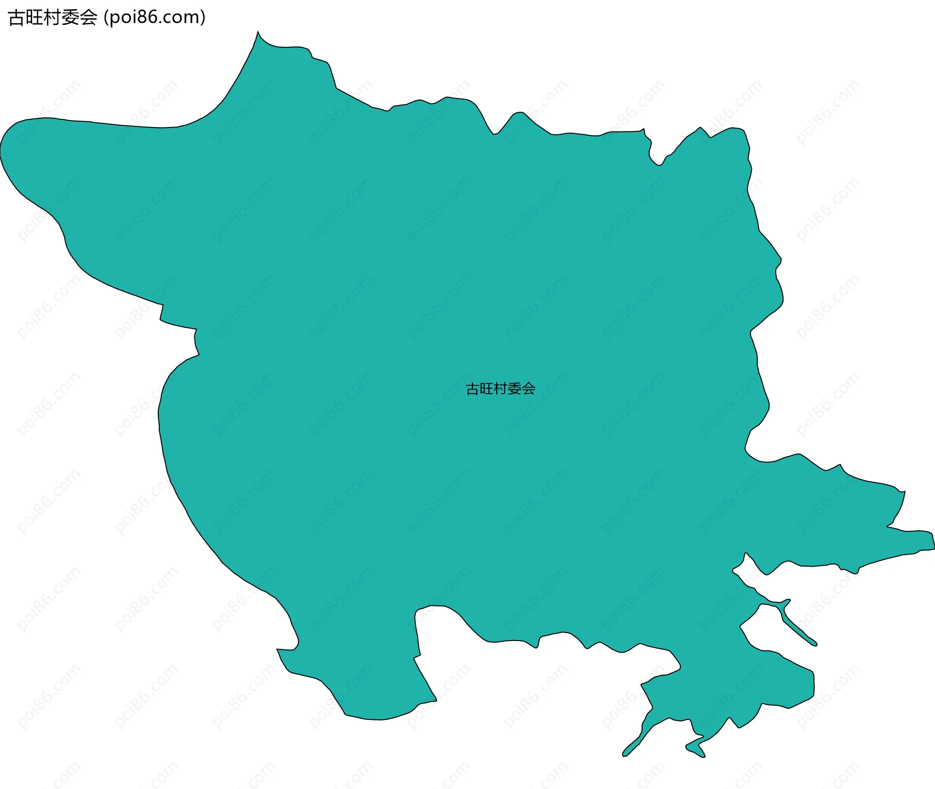 古旺村委会边界地图