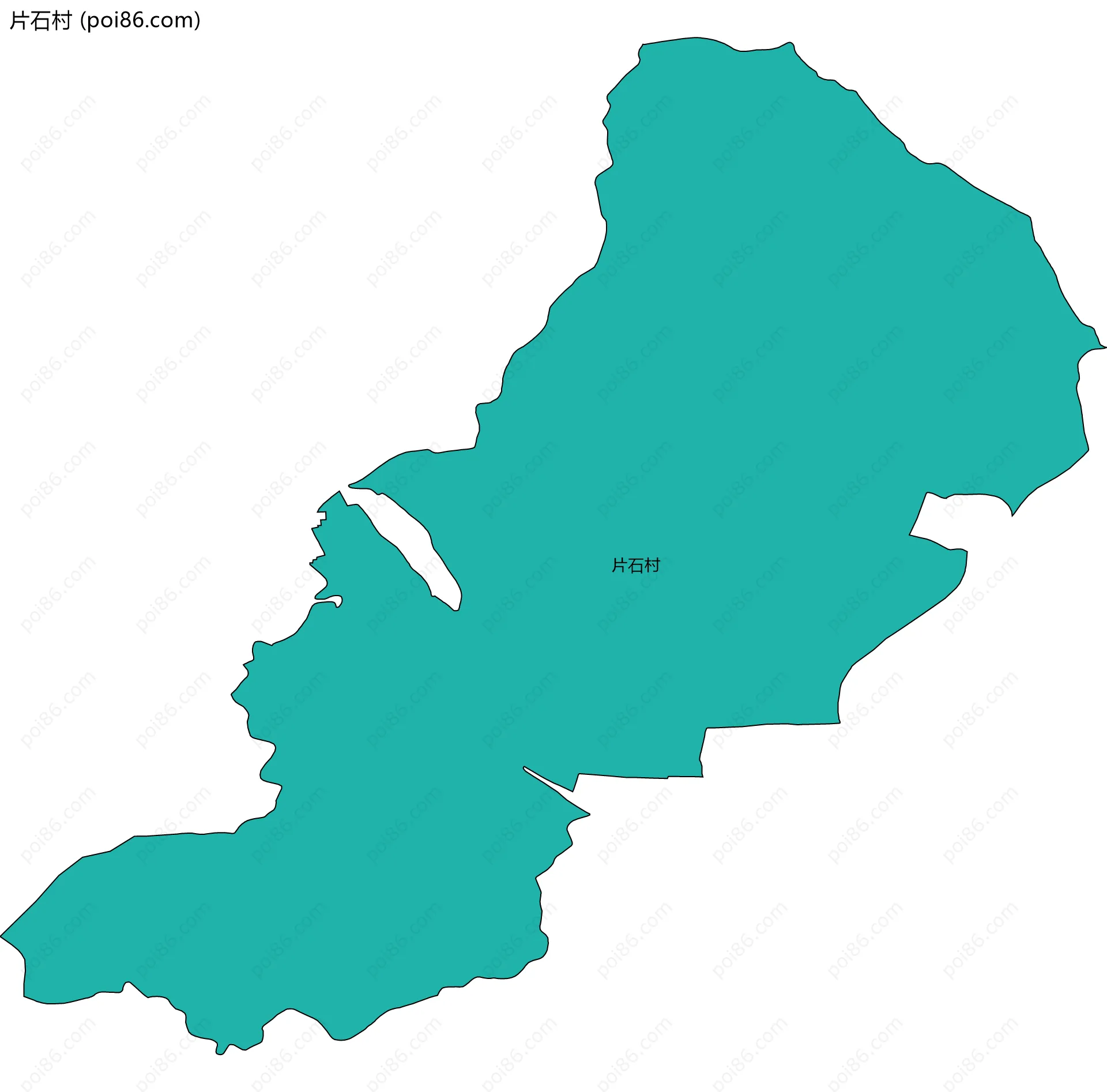 片石村边界地图