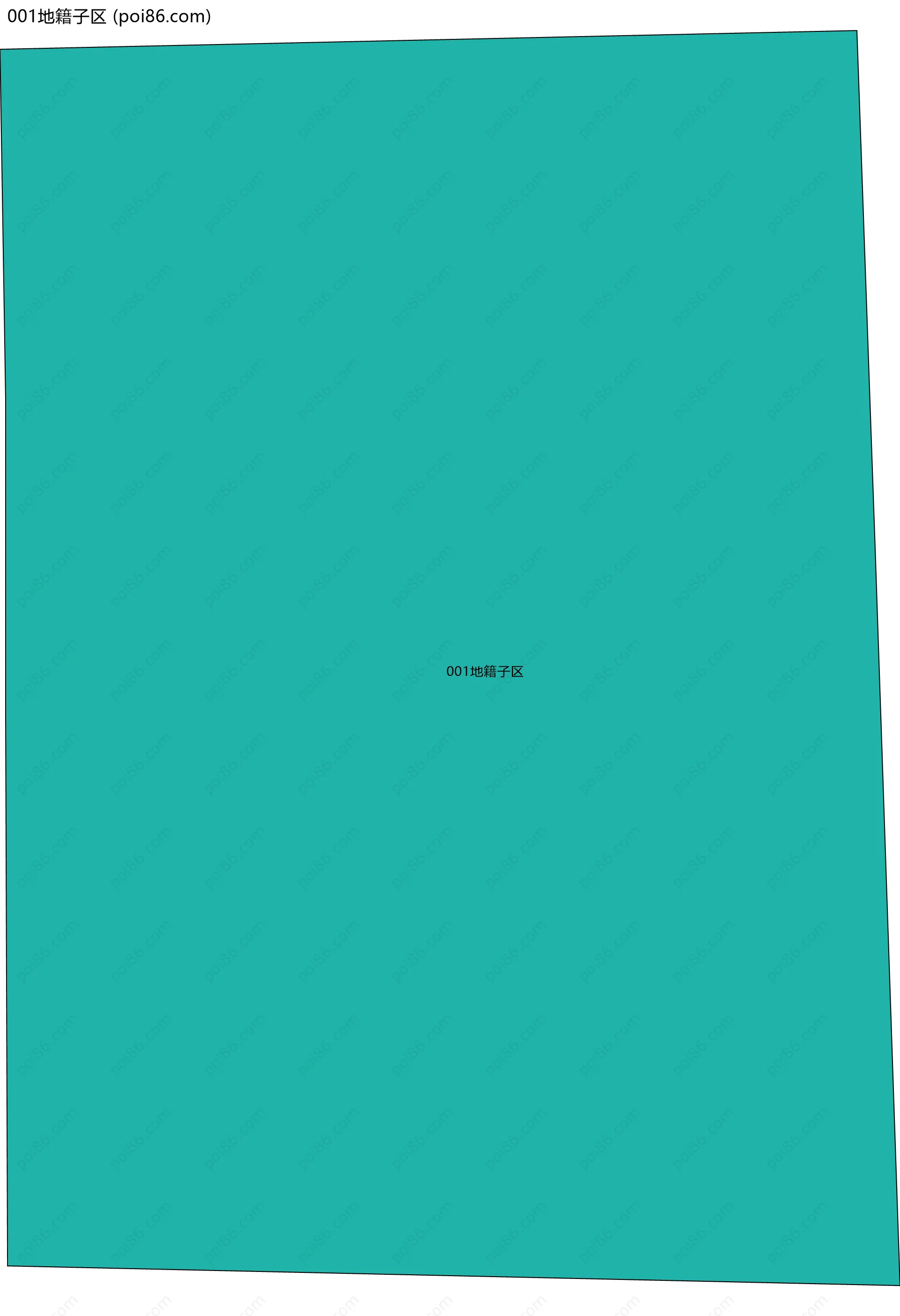 001地籍子区边界地图