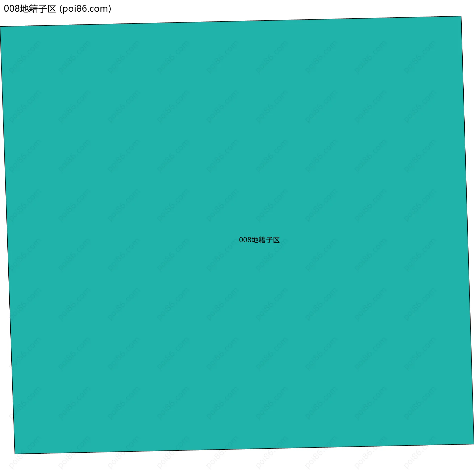 008地籍子区边界地图
