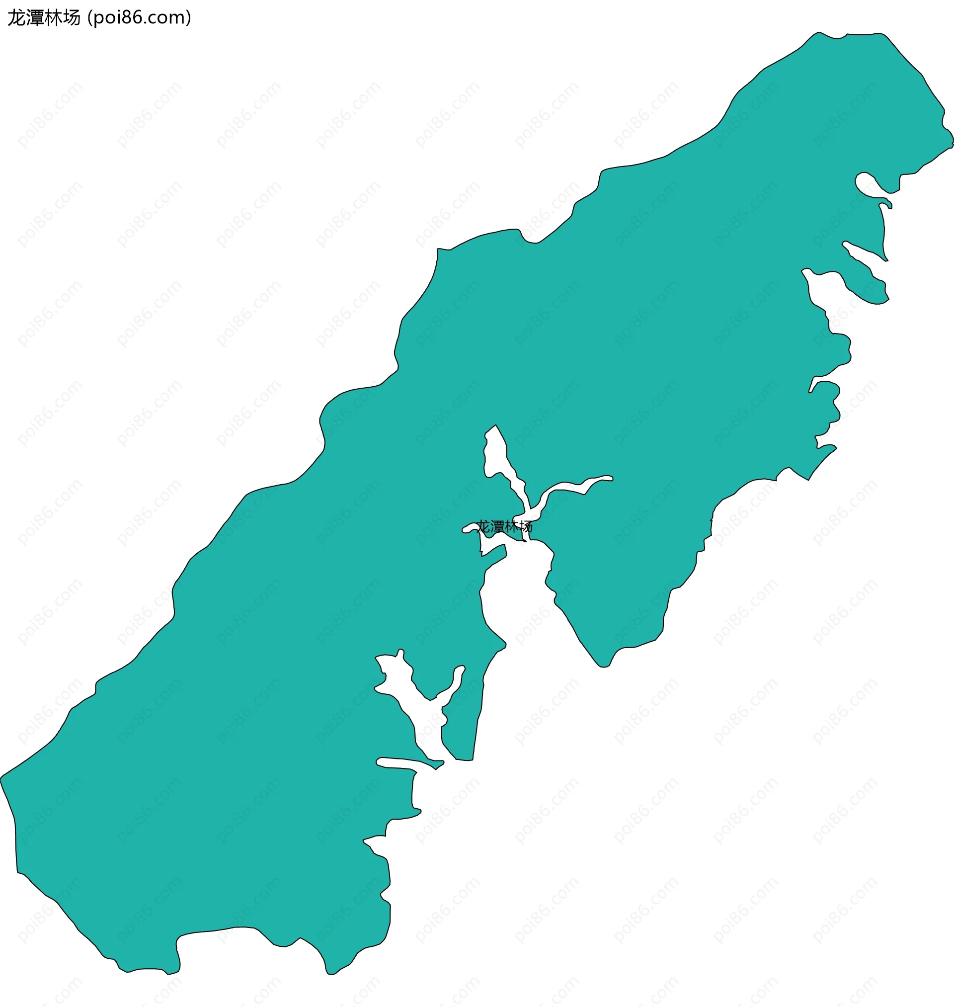 龙潭林场边界地图
