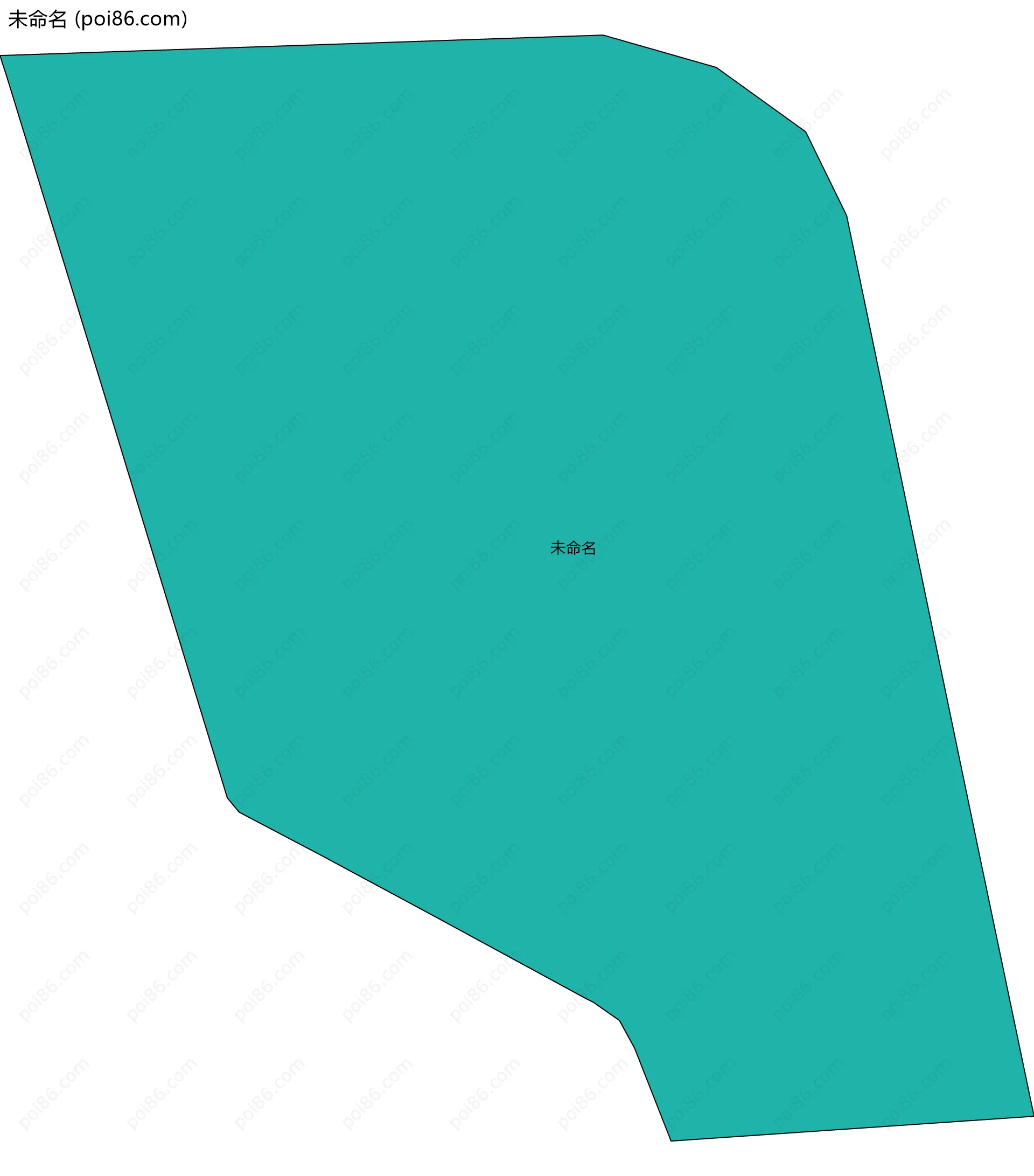 未命名边界地图