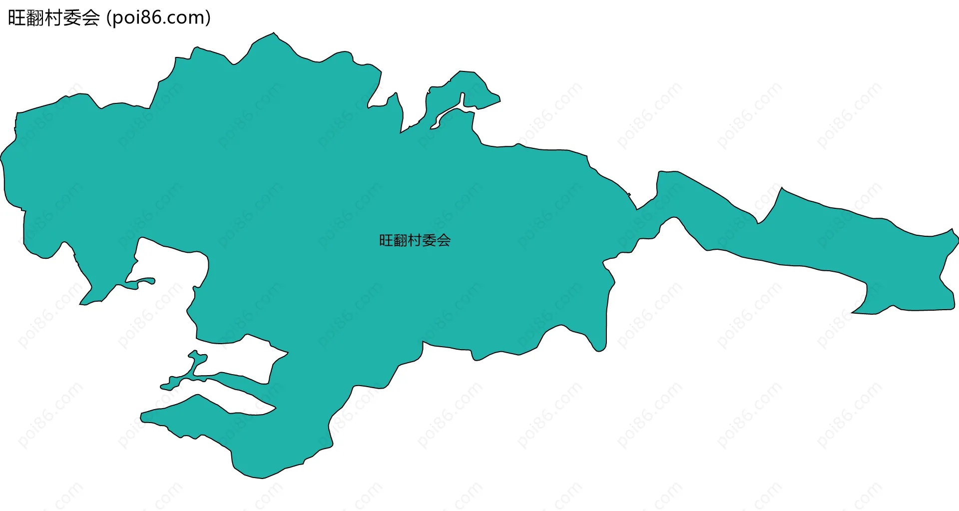 旺翻村委会边界地图