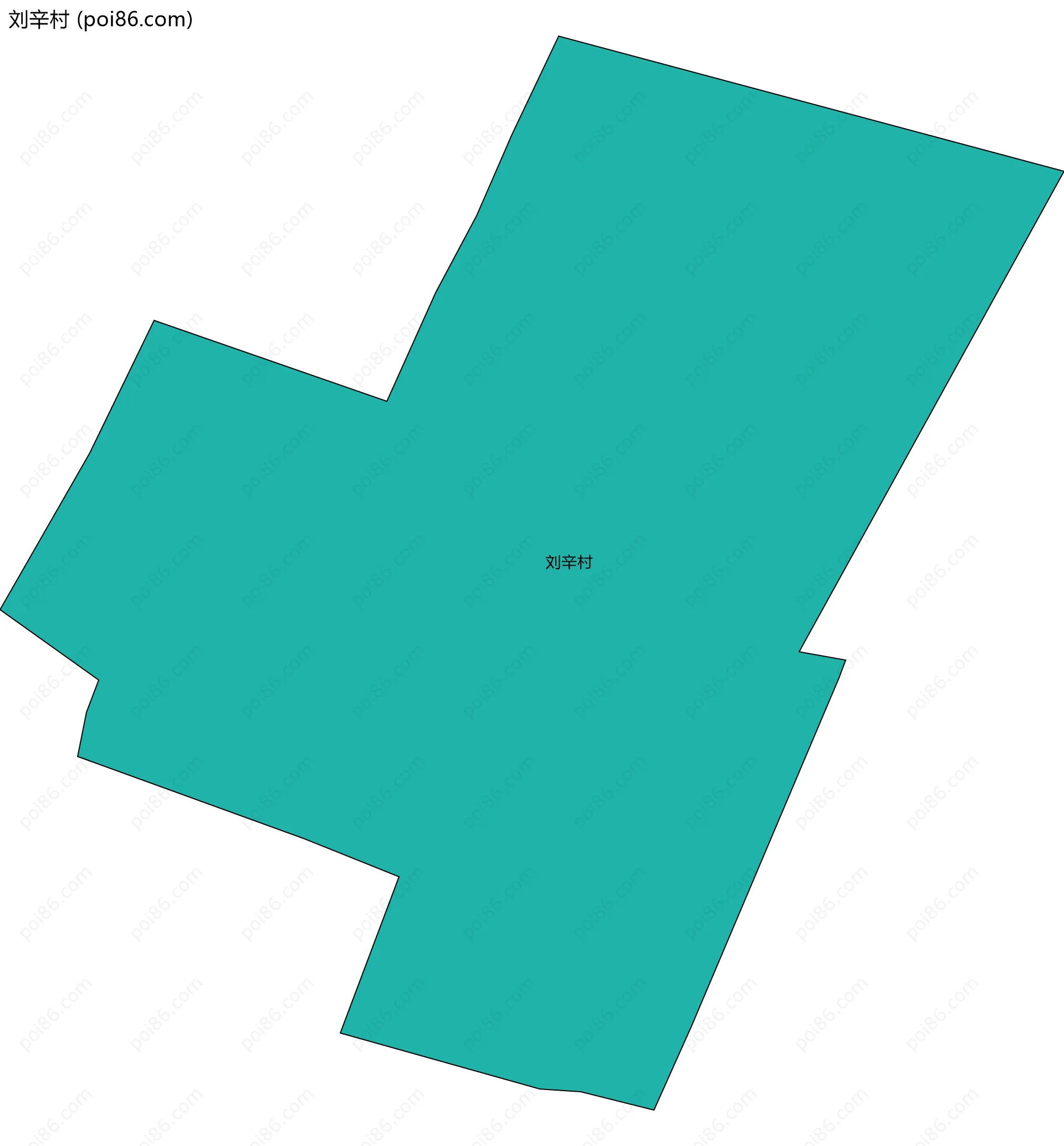 刘辛村边界地图