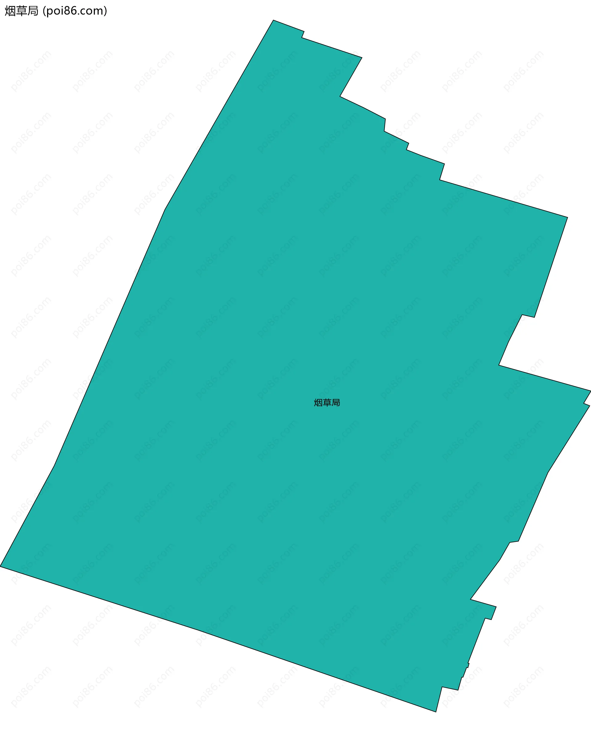 烟草局边界地图