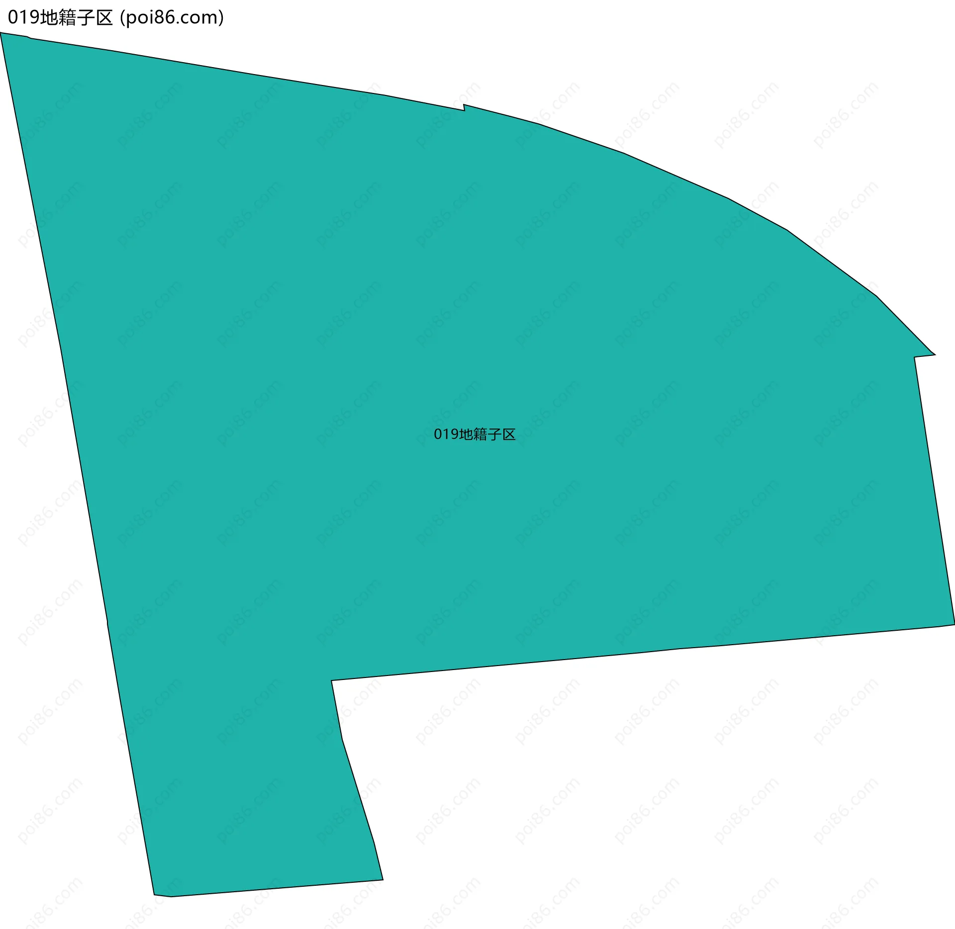 019地籍子区边界地图