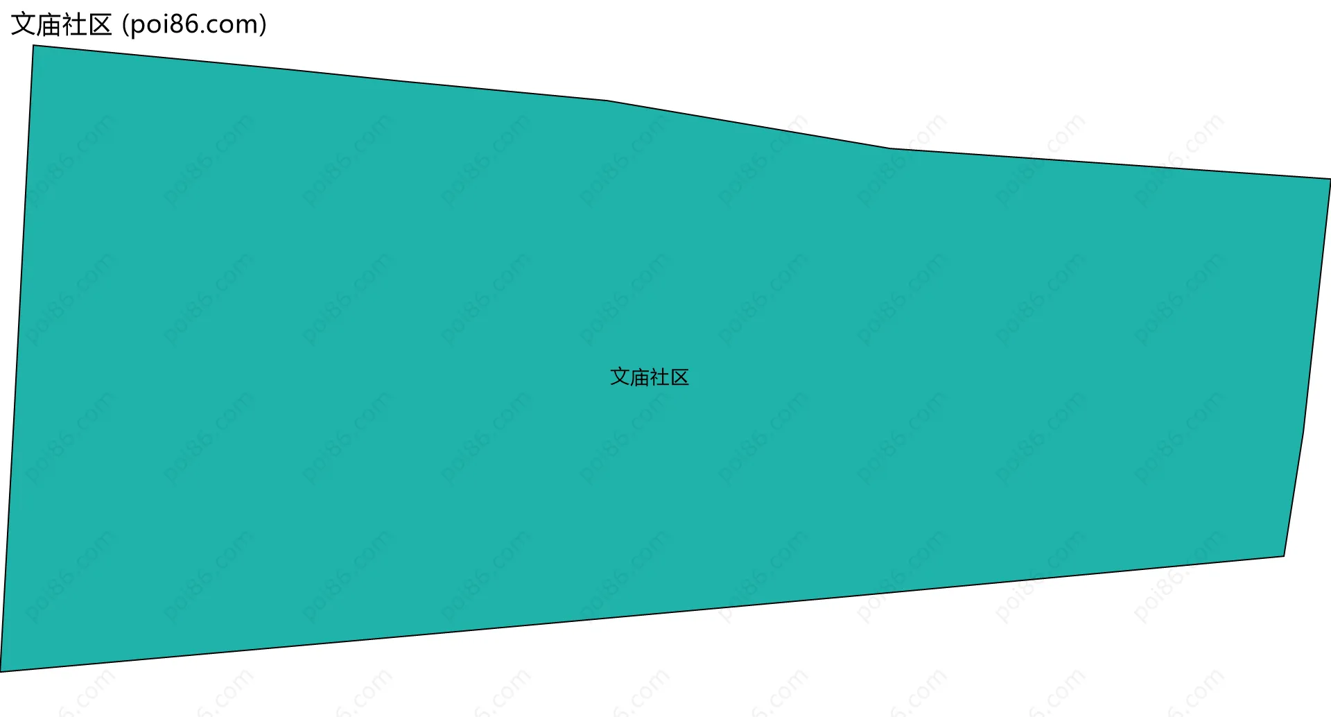 文庙社区边界地图