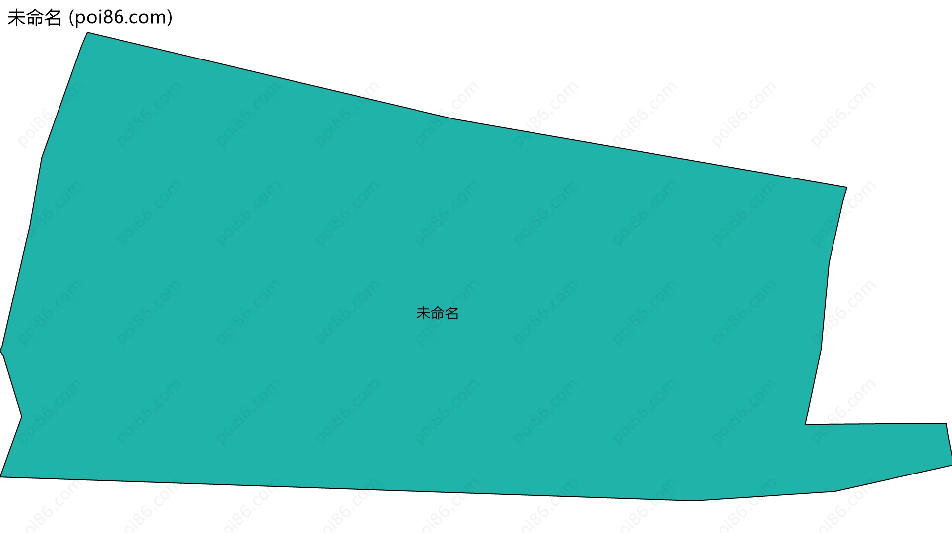 未命名边界地图