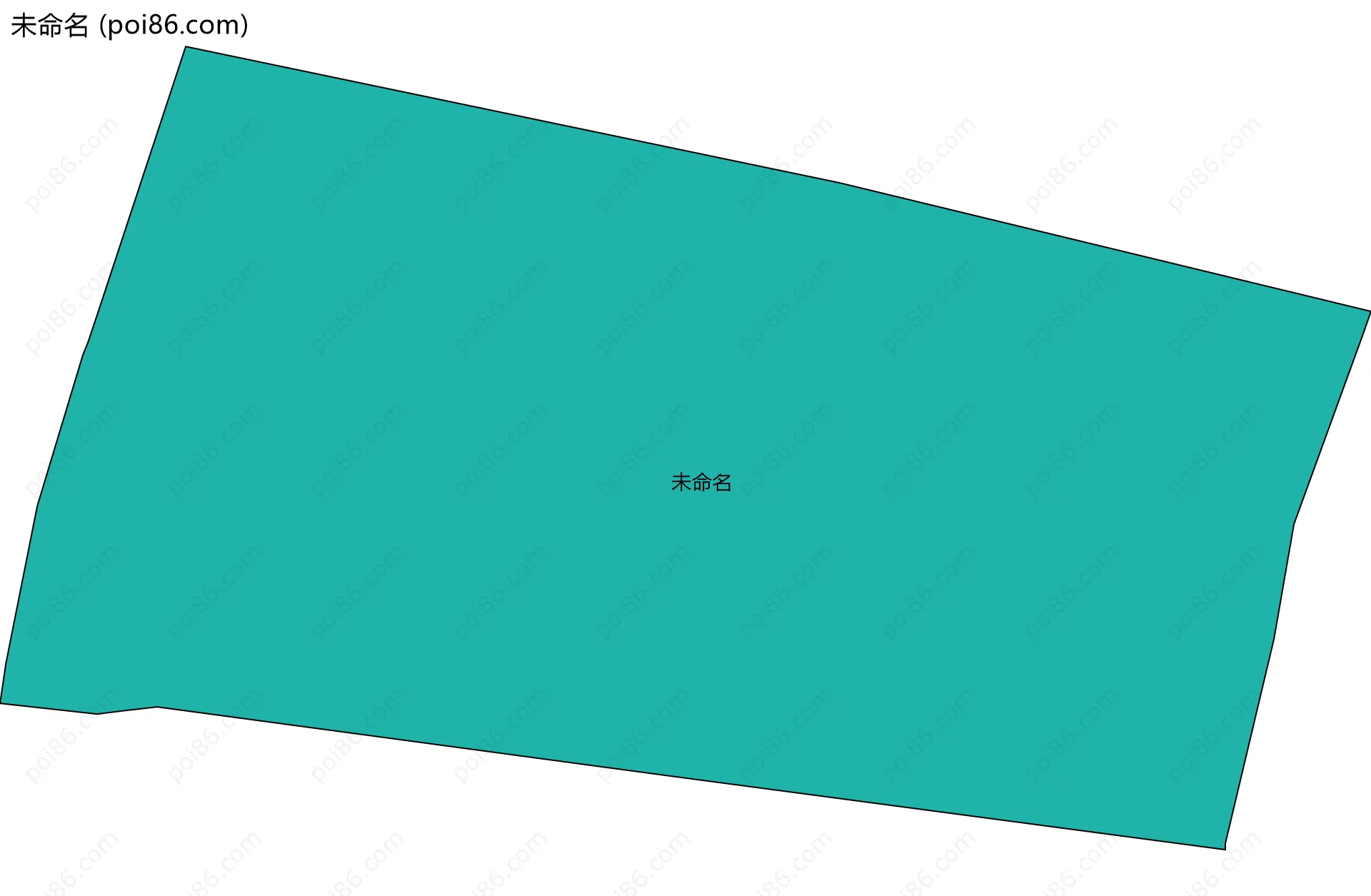 未命名边界地图