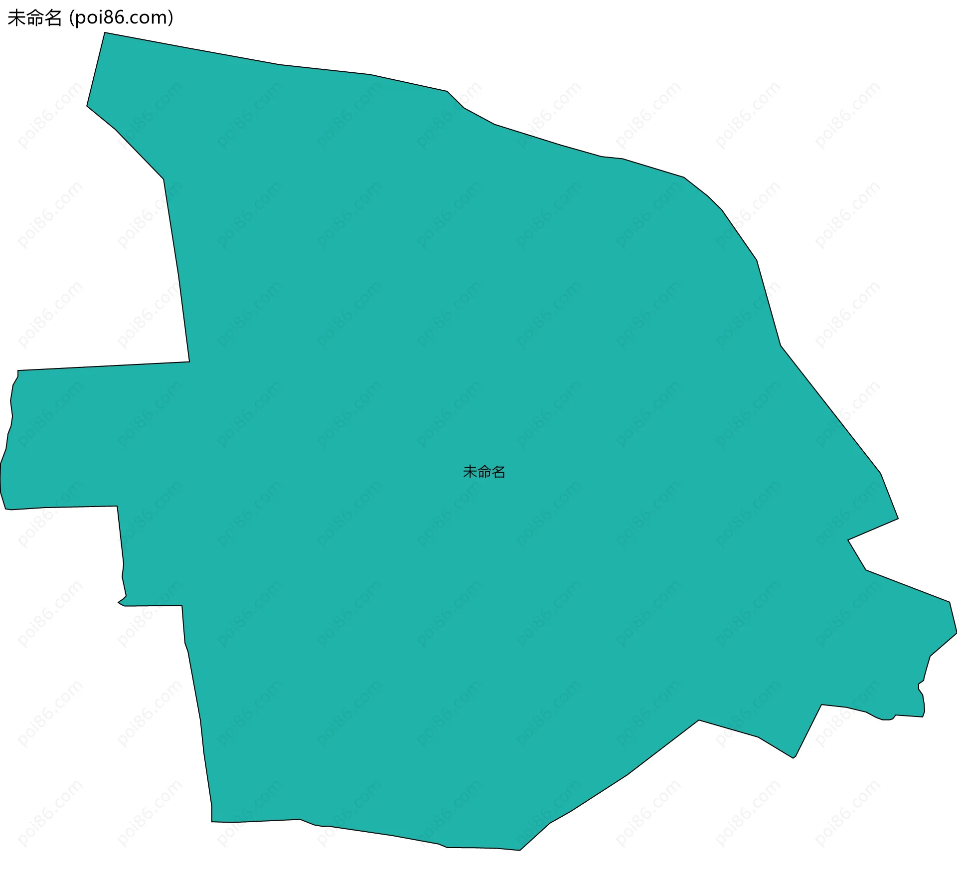 未命名边界地图