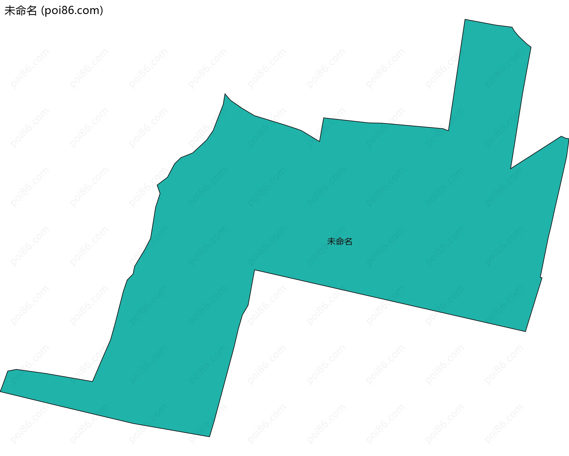 未命名边界地图