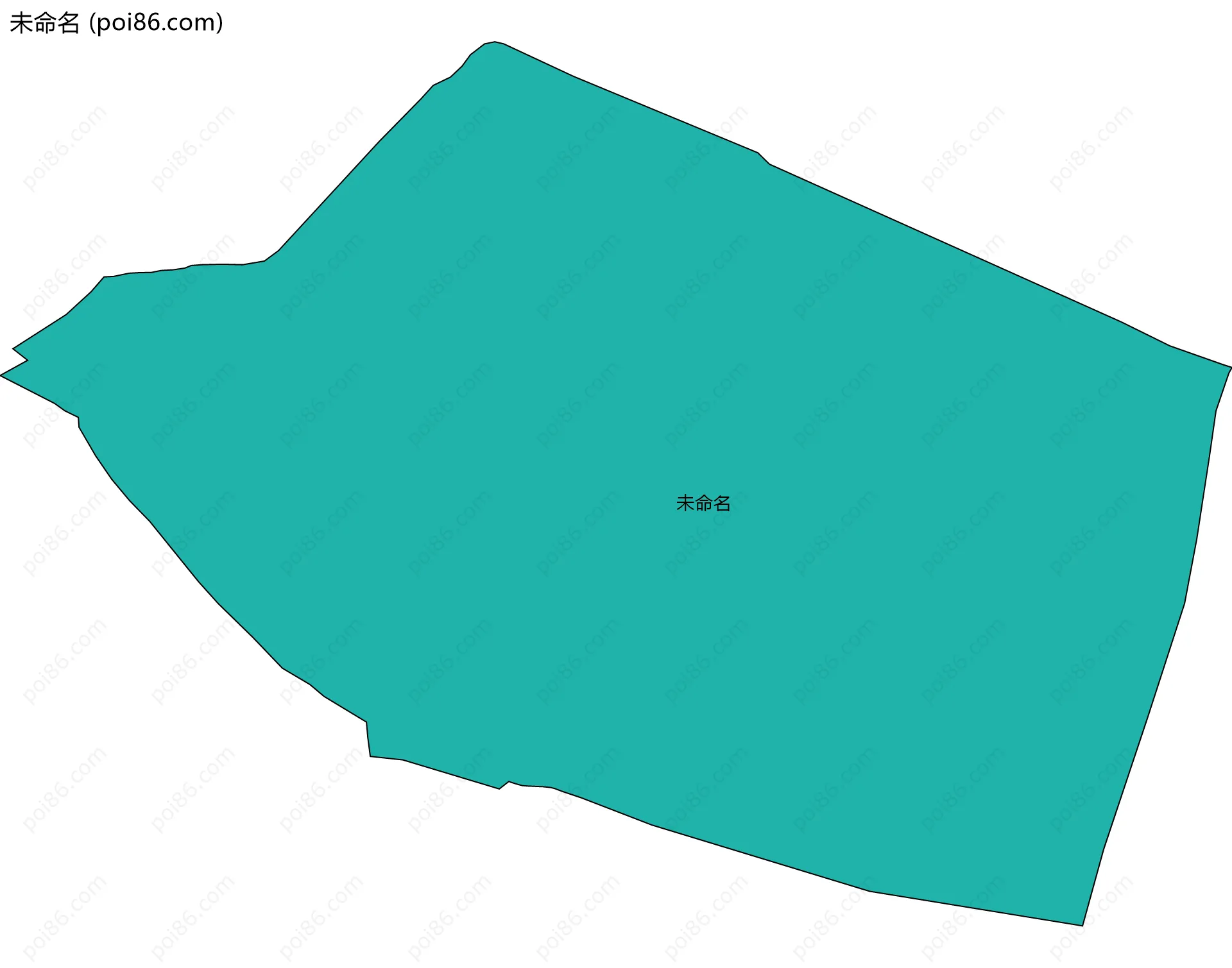 未命名边界地图