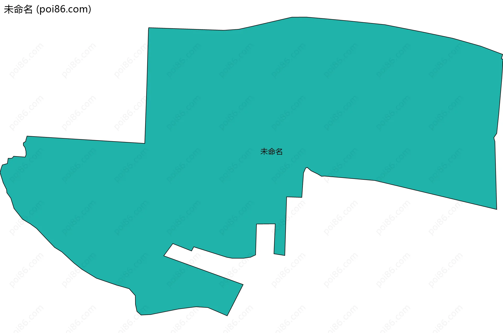 未命名边界地图