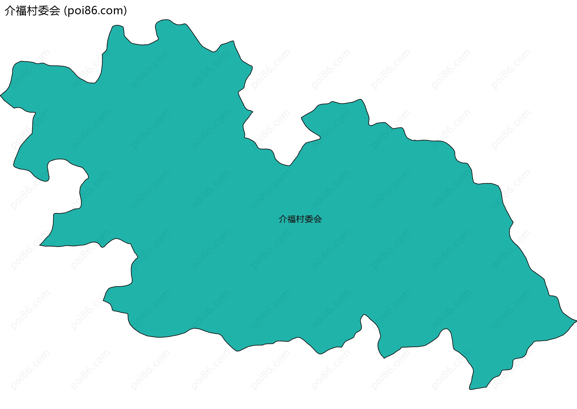介福村委会边界地图