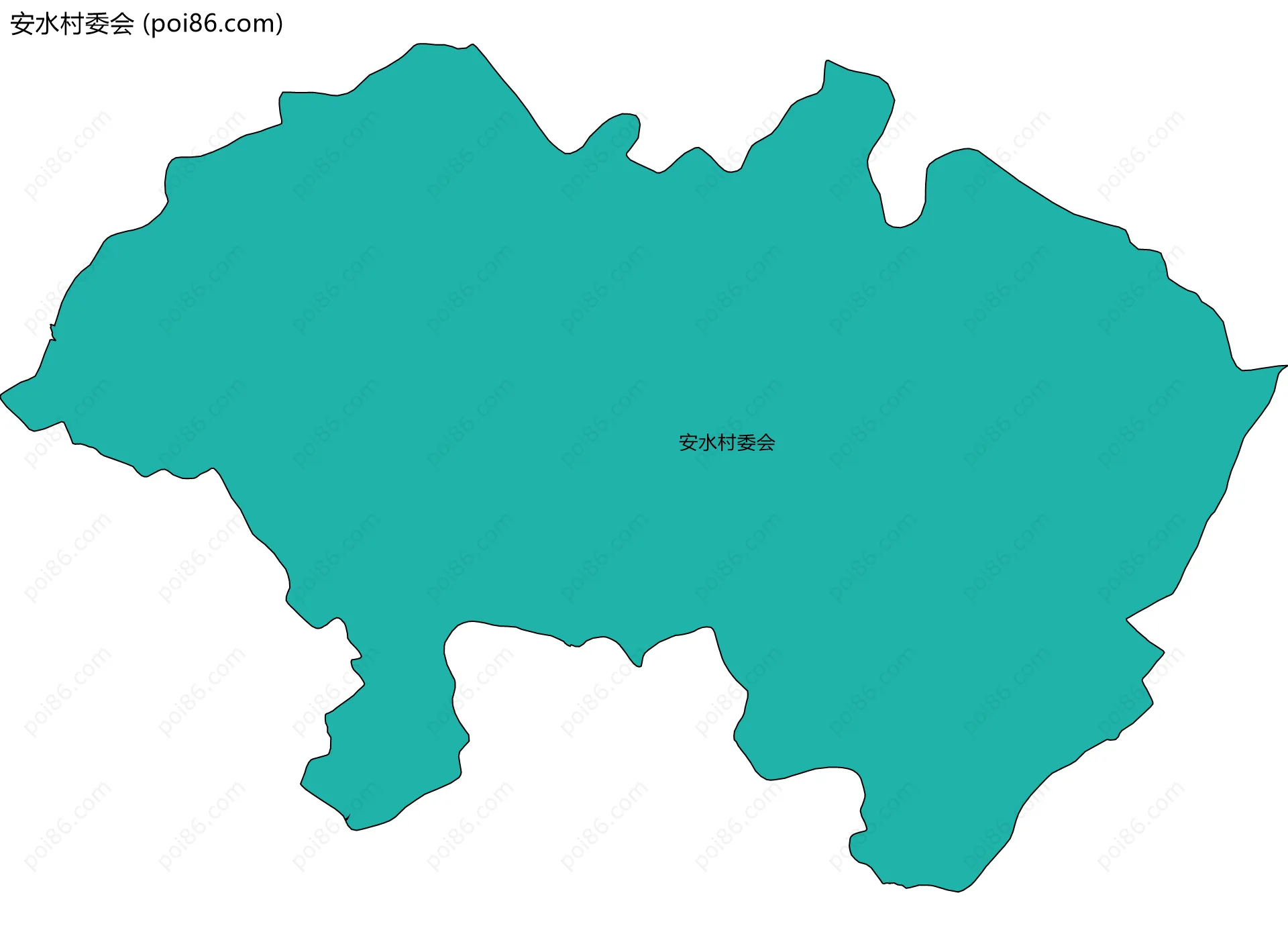 安水村委会边界地图