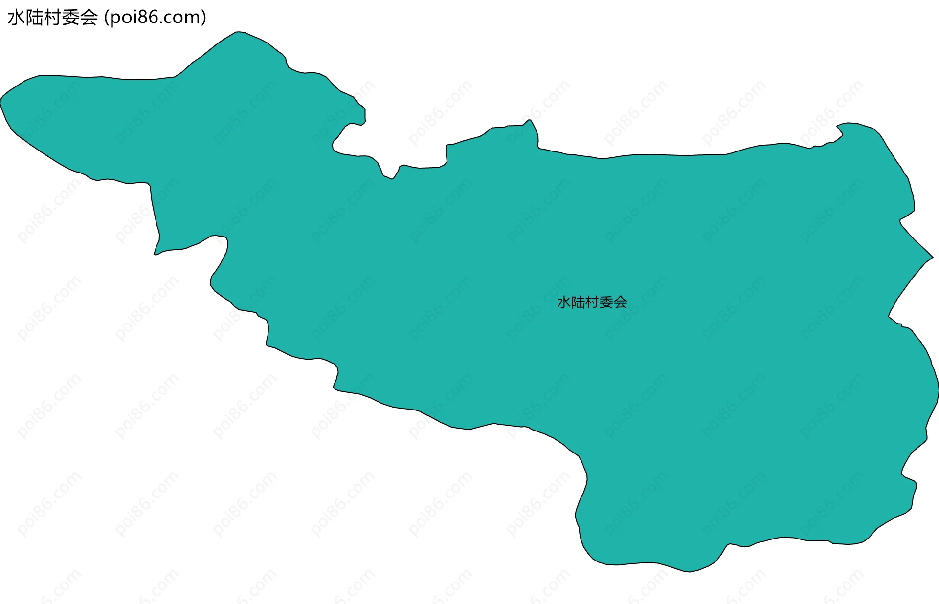 水陆村委会边界地图