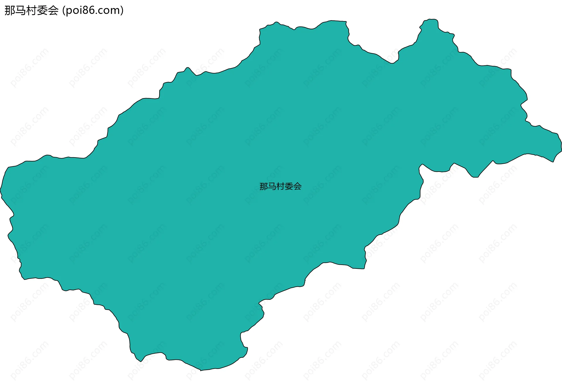 那马村委会边界地图