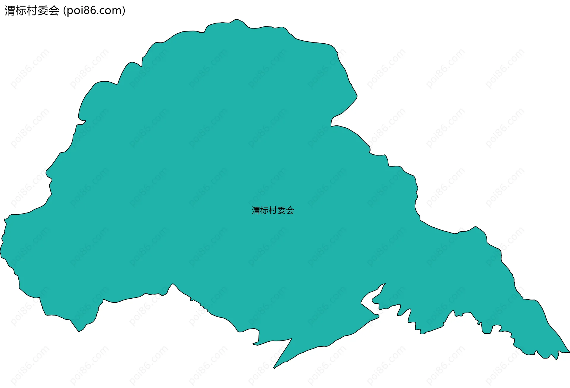 渭标村委会边界地图