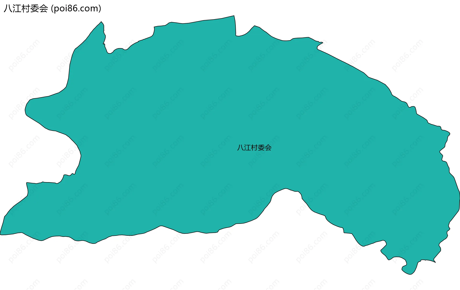 八江村委会边界地图