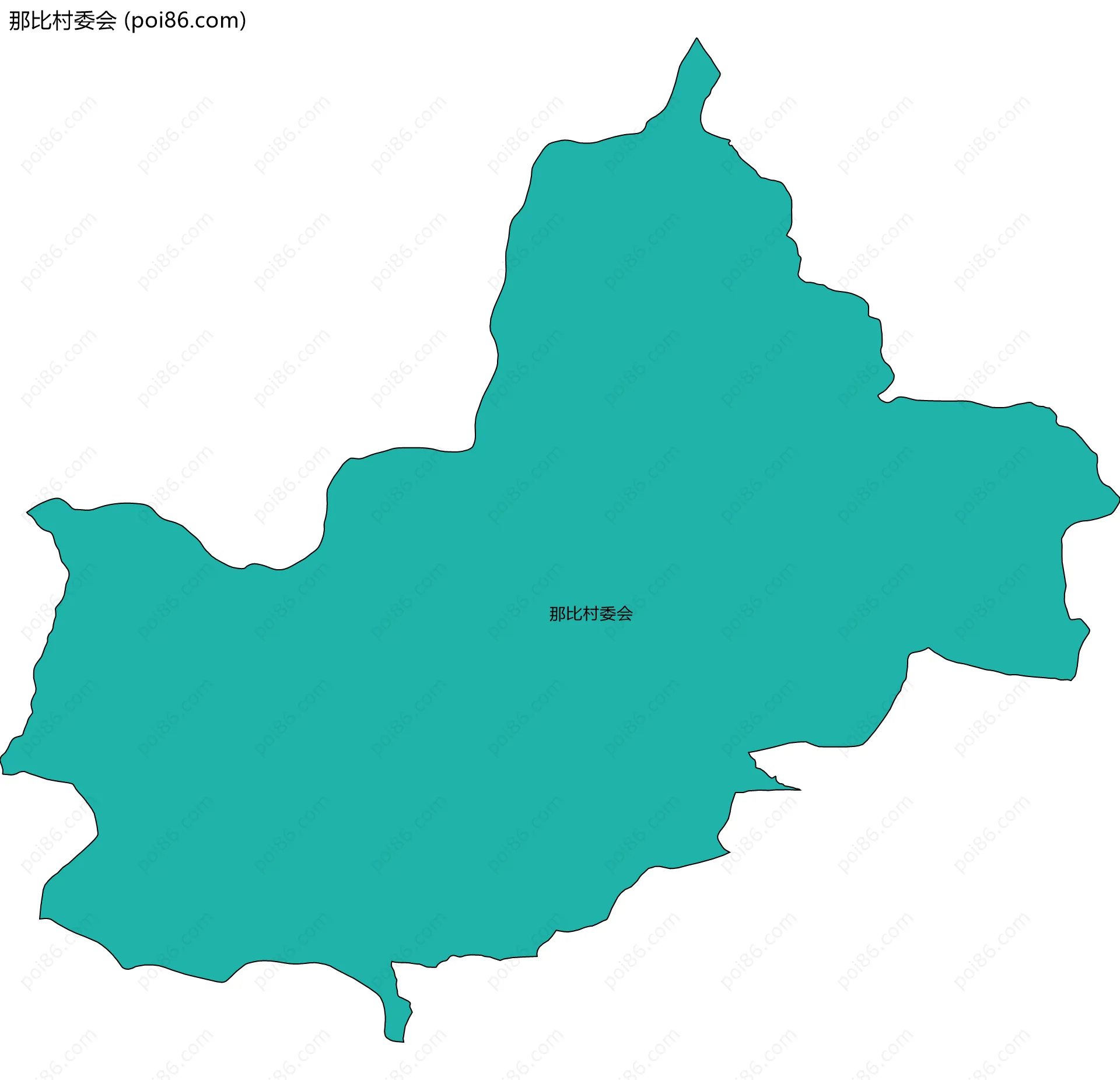 那比村委会边界地图