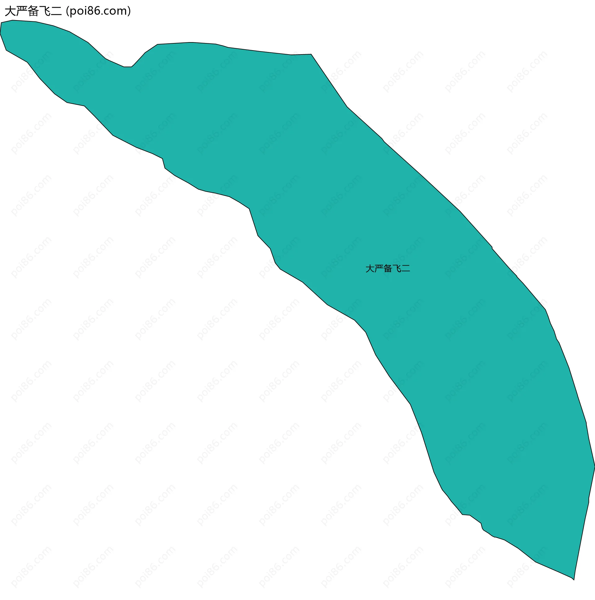 大严备飞二边界地图