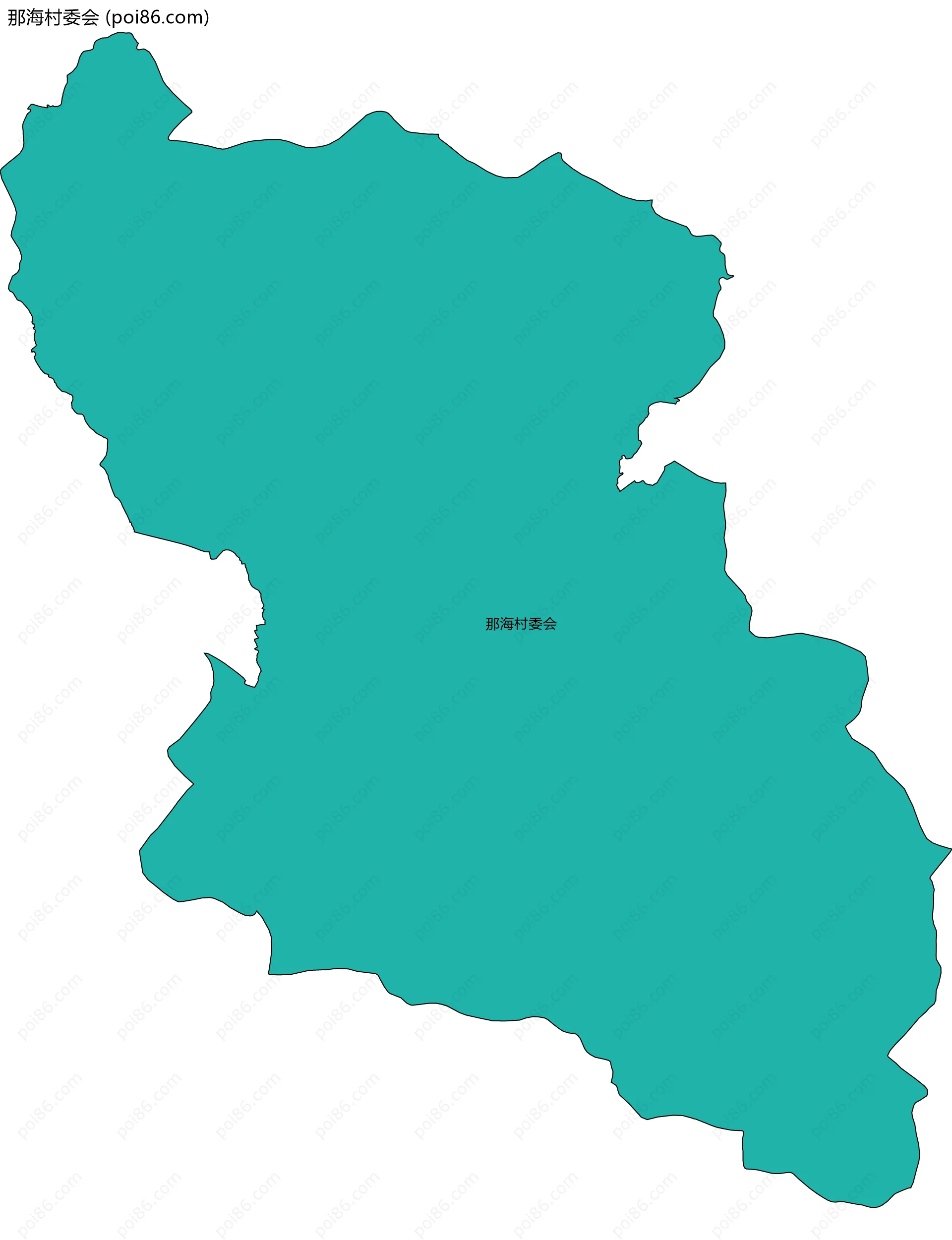 那海村委会边界地图