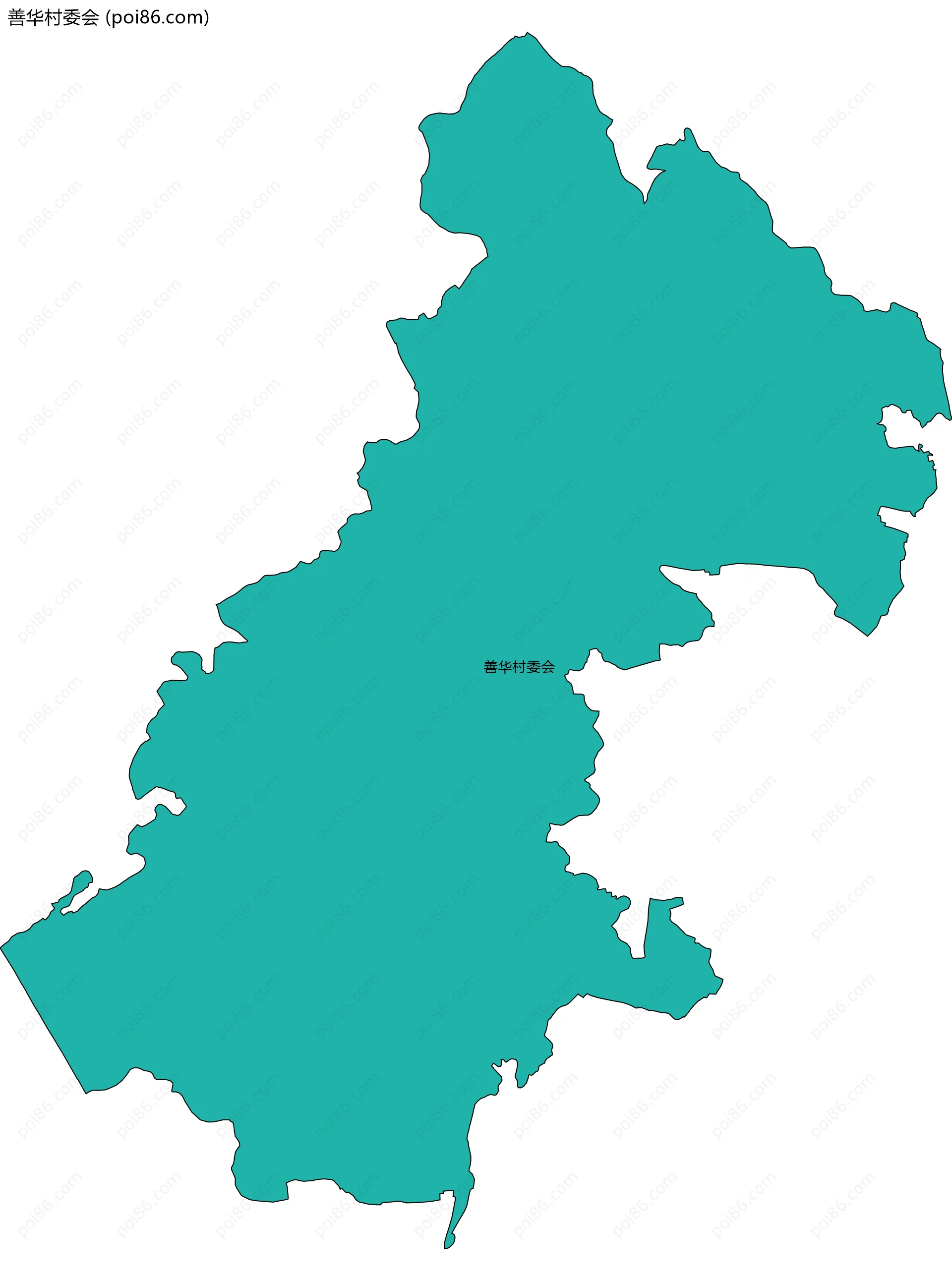 善华村委会边界地图