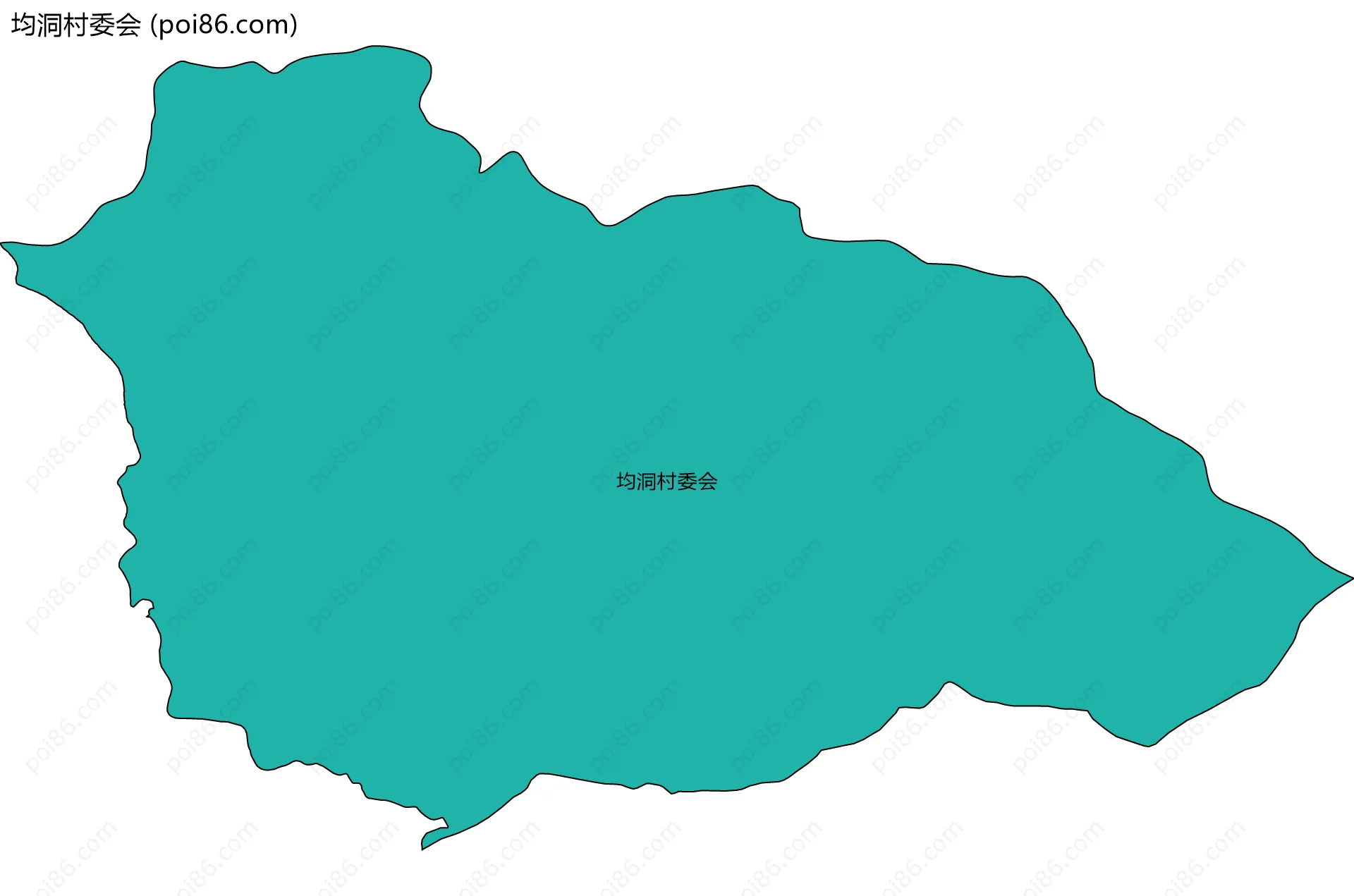 均洞村委会边界地图