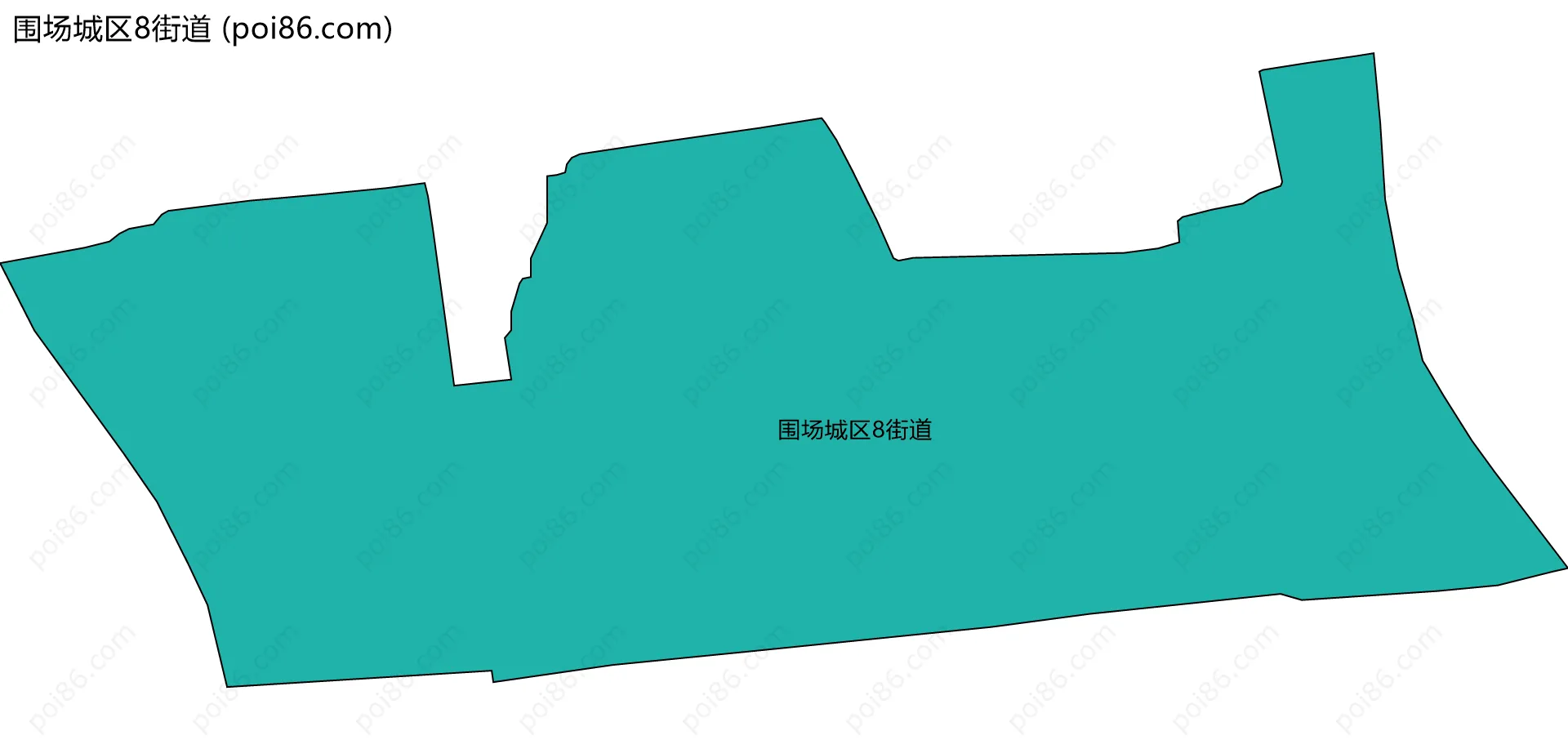 围场城区8街道边界地图