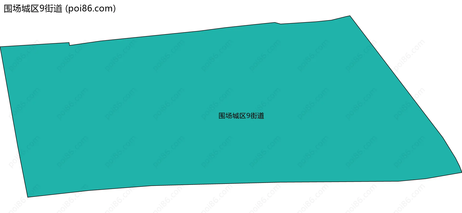 围场城区9街道边界地图