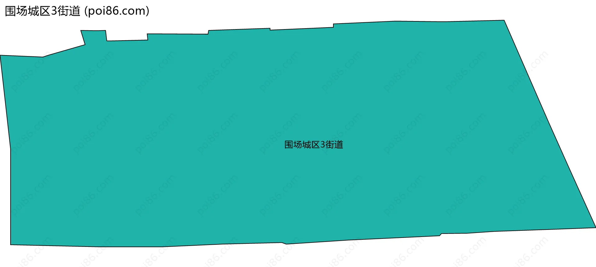 围场城区3街道边界地图