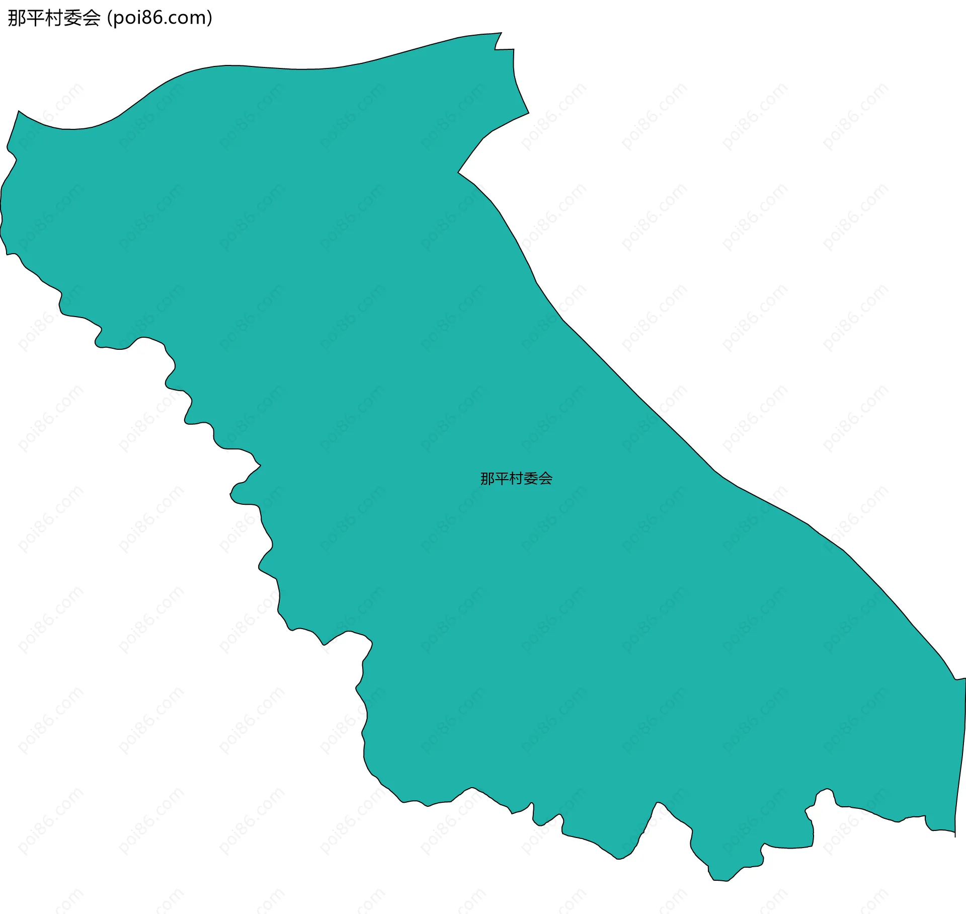 那平村委会边界地图