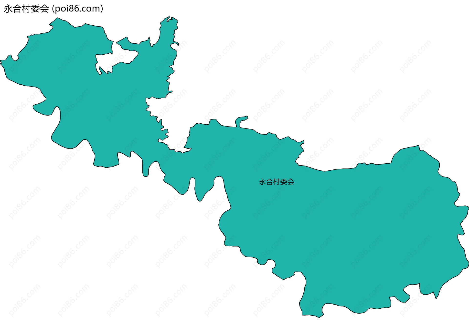 永合村委会边界地图