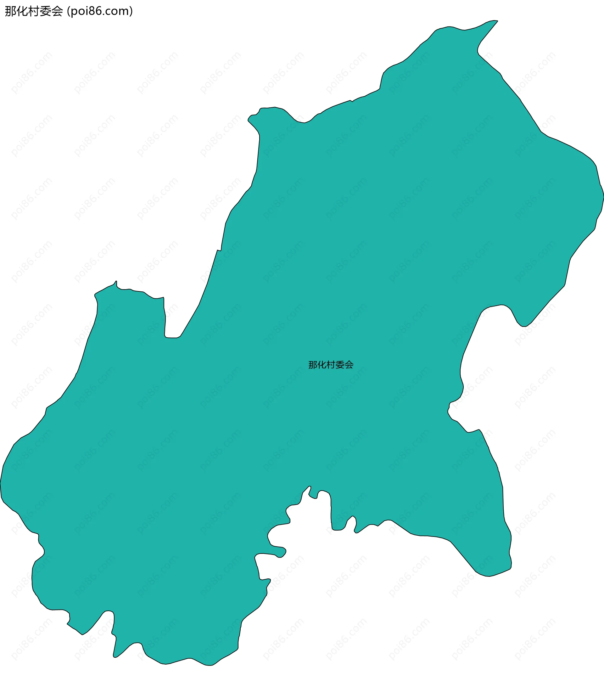 那化村委会边界地图