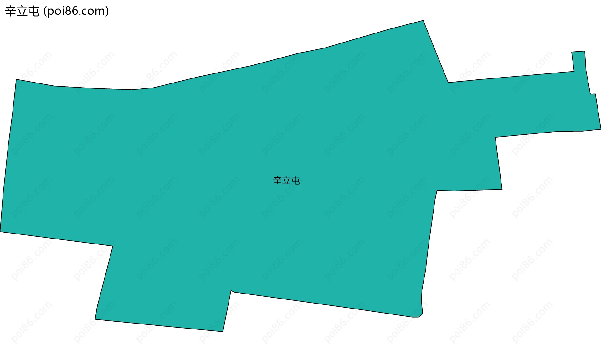 辛立屯边界地图