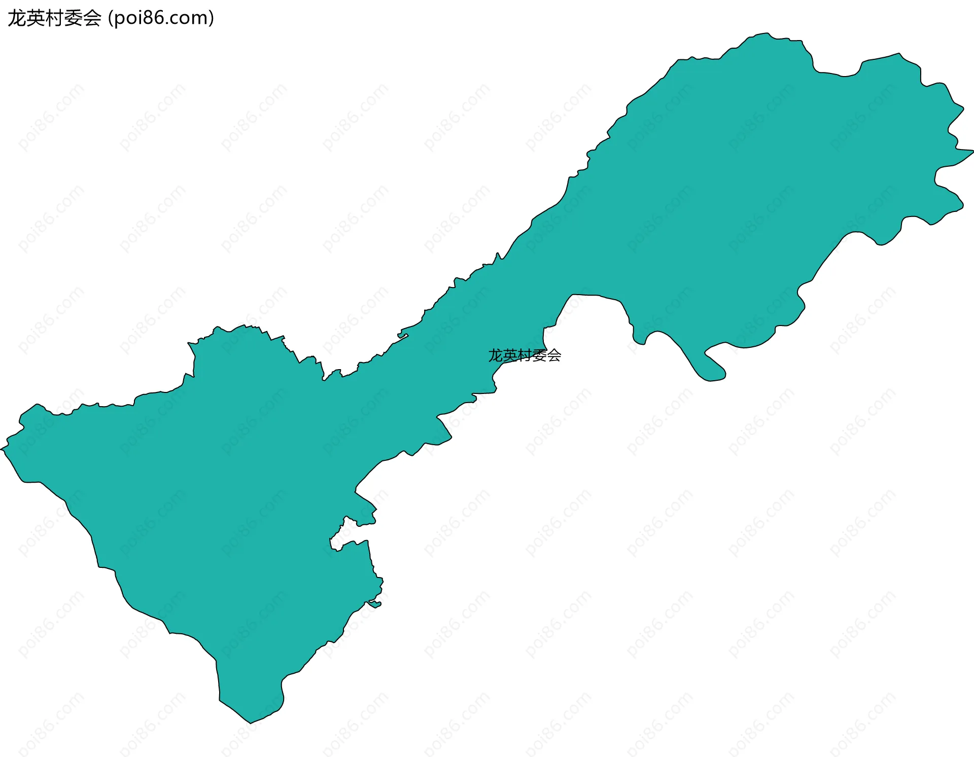 龙英村委会边界地图
