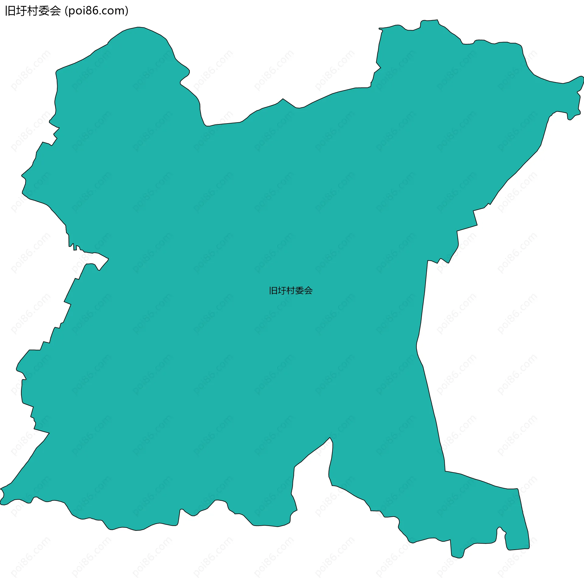 旧圩村委会边界地图