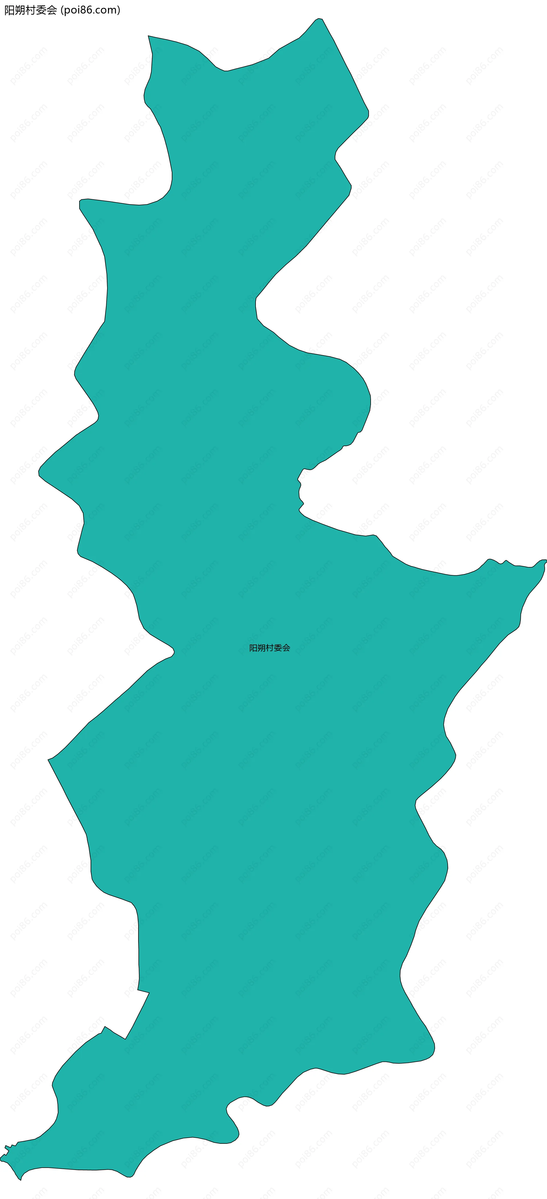 阳朔村委会边界地图