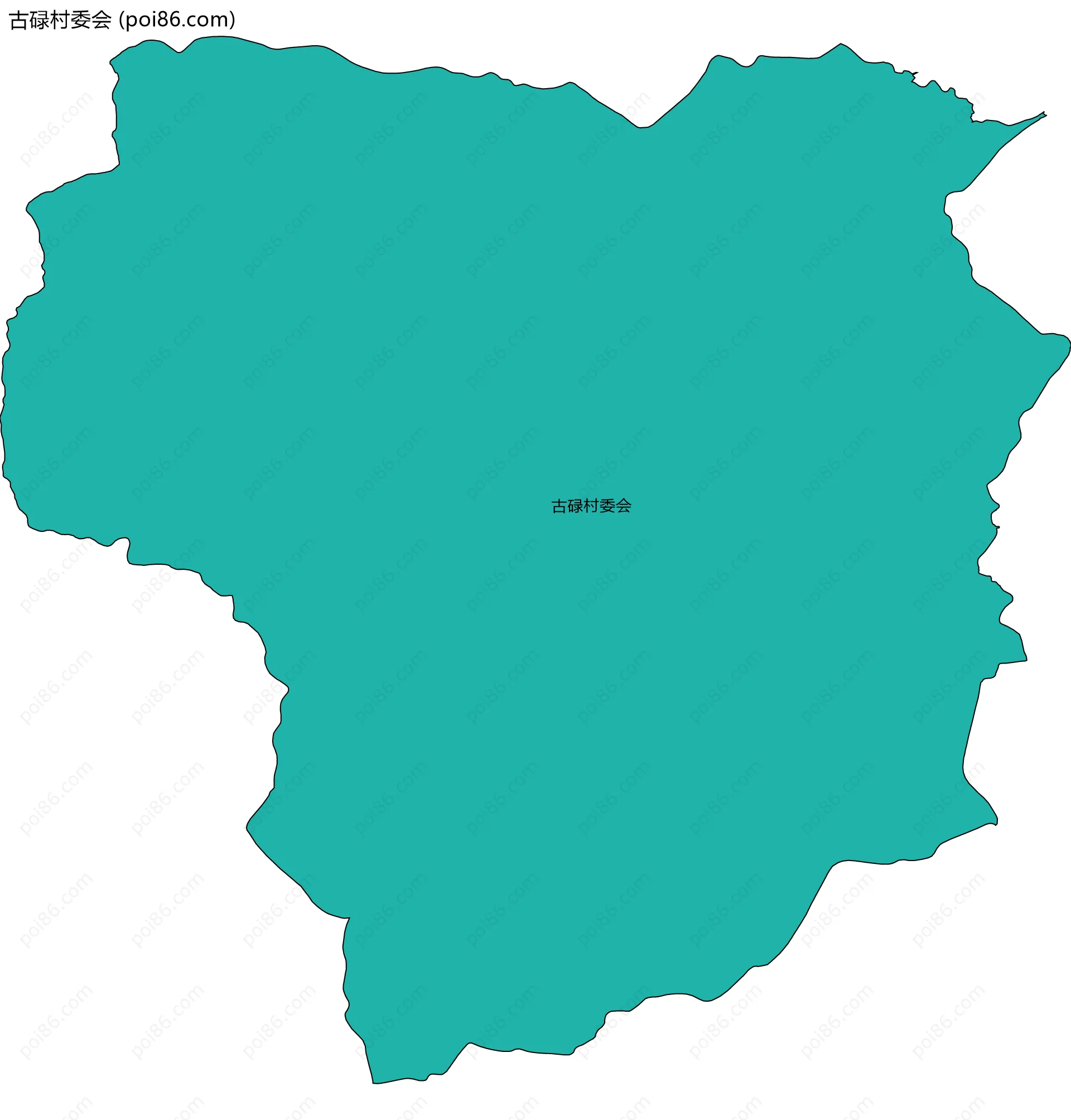 古碌村委会边界地图