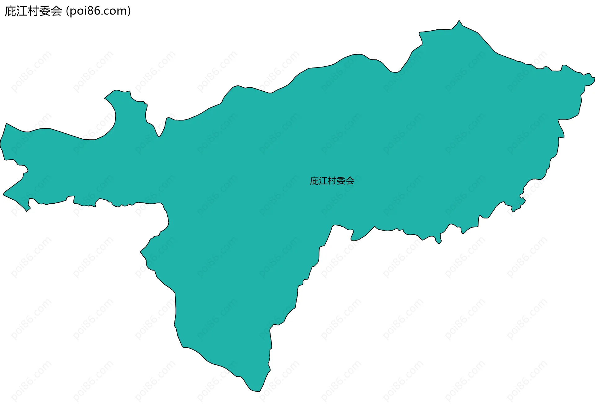 庇江村委会边界地图